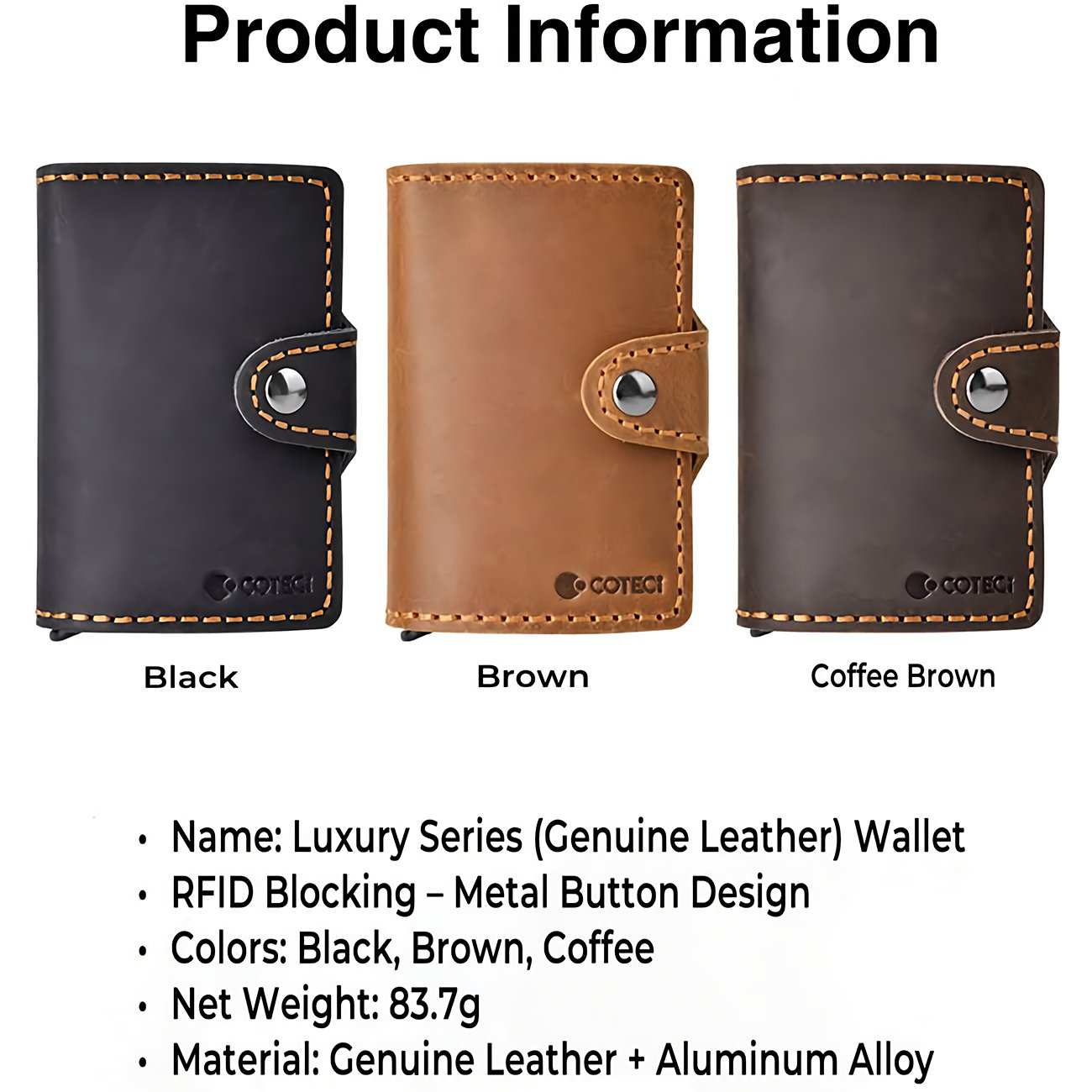 کیف پول مردانه و کیف کارت ضدسرقت کوتسی OT-014