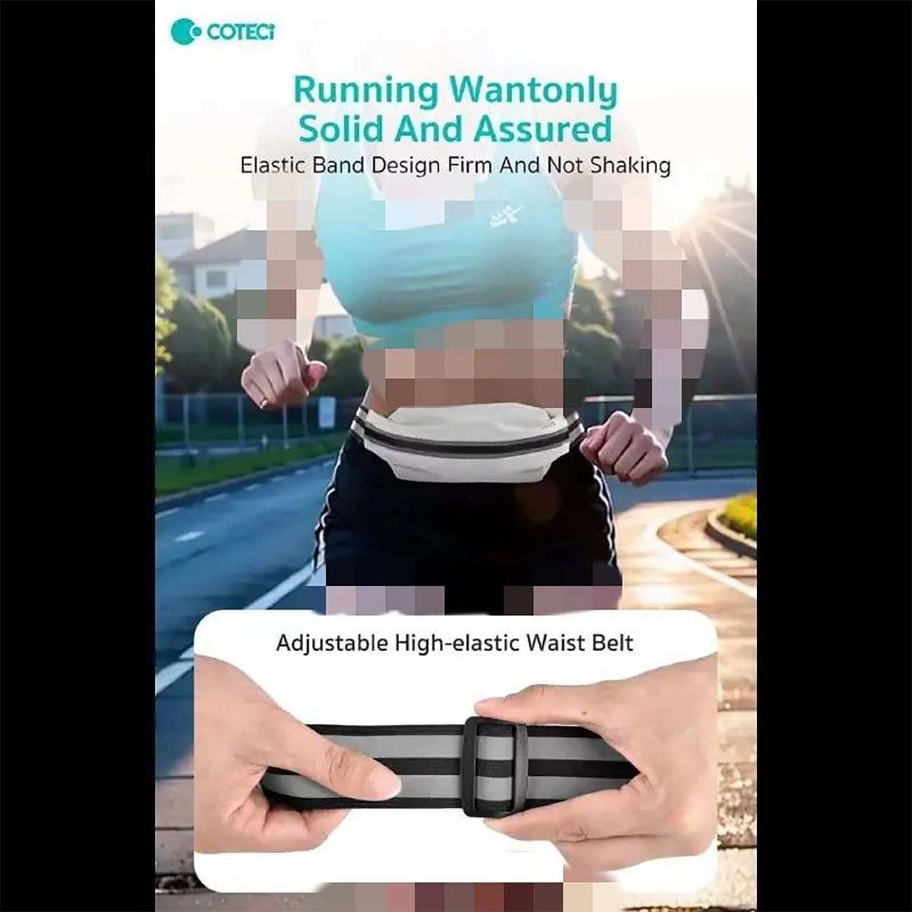 کمربند ورزشی ضدآب شبتاب کوتسی TR-008