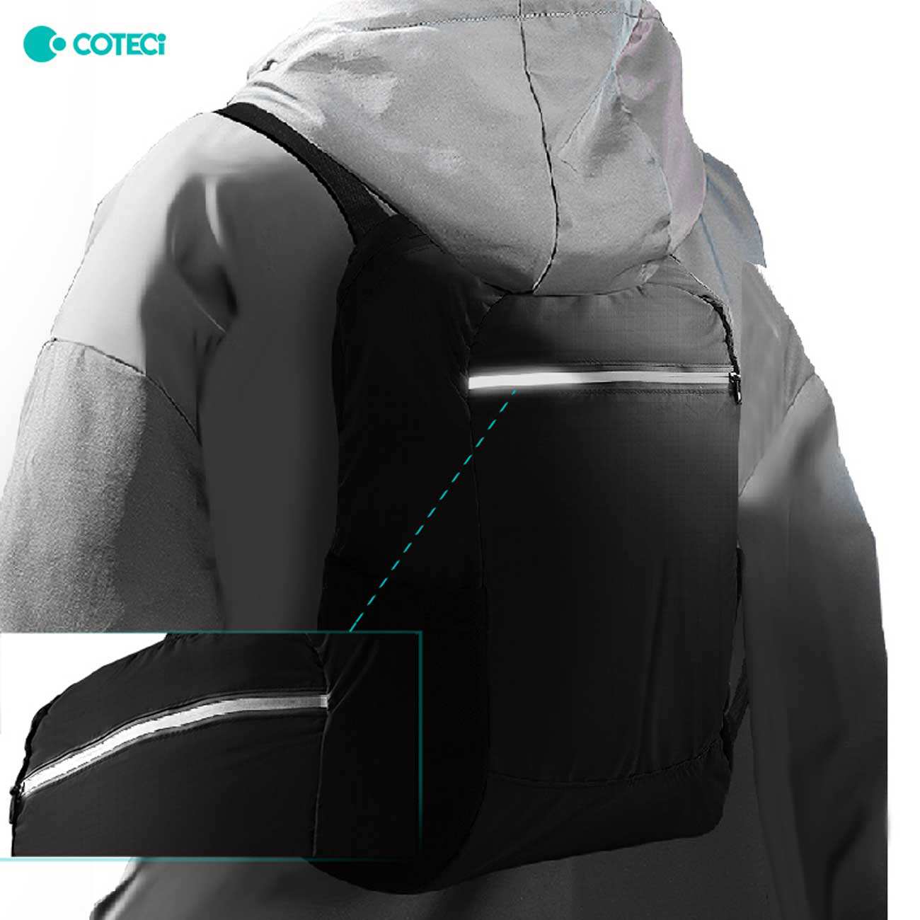 کوله پشتی کوهنوردی ضدآب 15 لیتری تاشو کوتسی TR-026