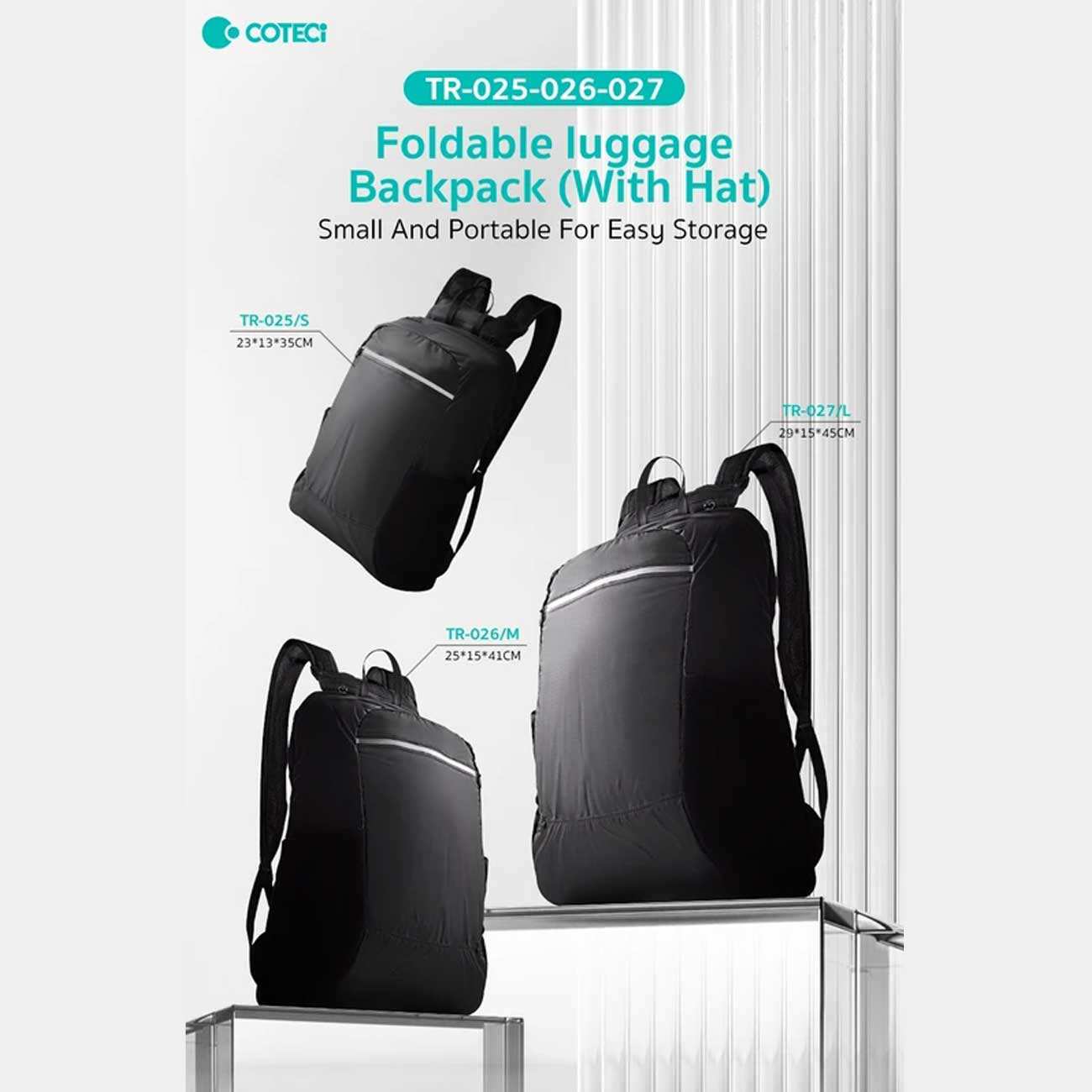 کوله پشتی کوهنوردی ضدآب 15 لیتری تاشو کوتسی TR-026