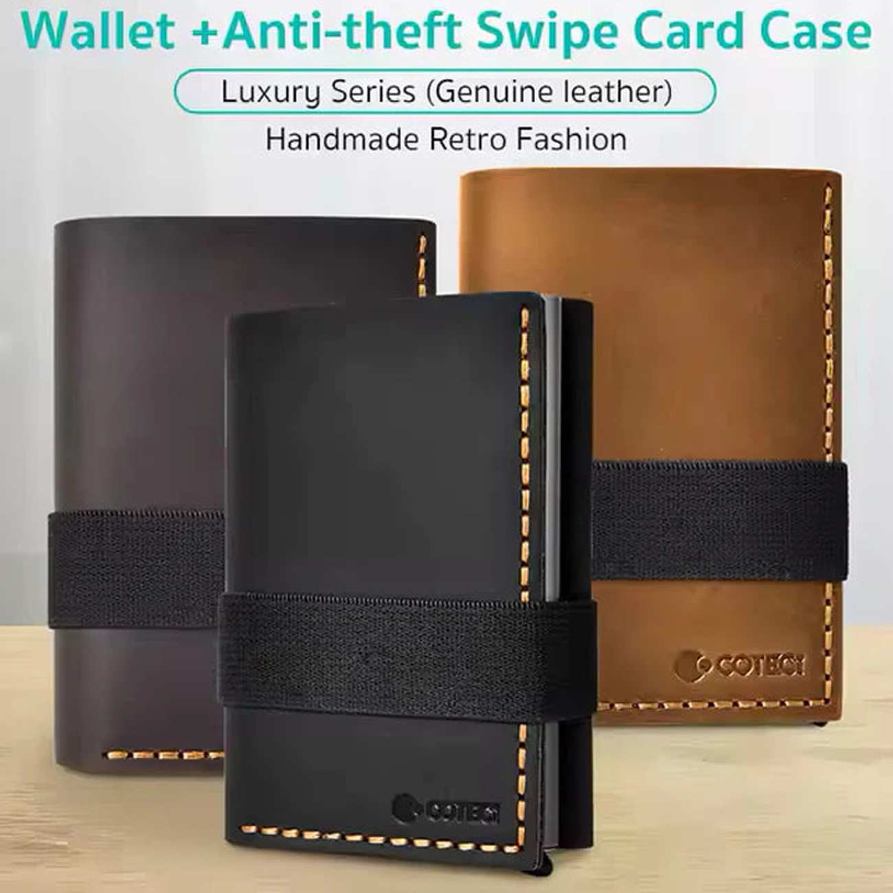 کیف پول و جاکارتی چرمی لوکس کوتسی OT-013