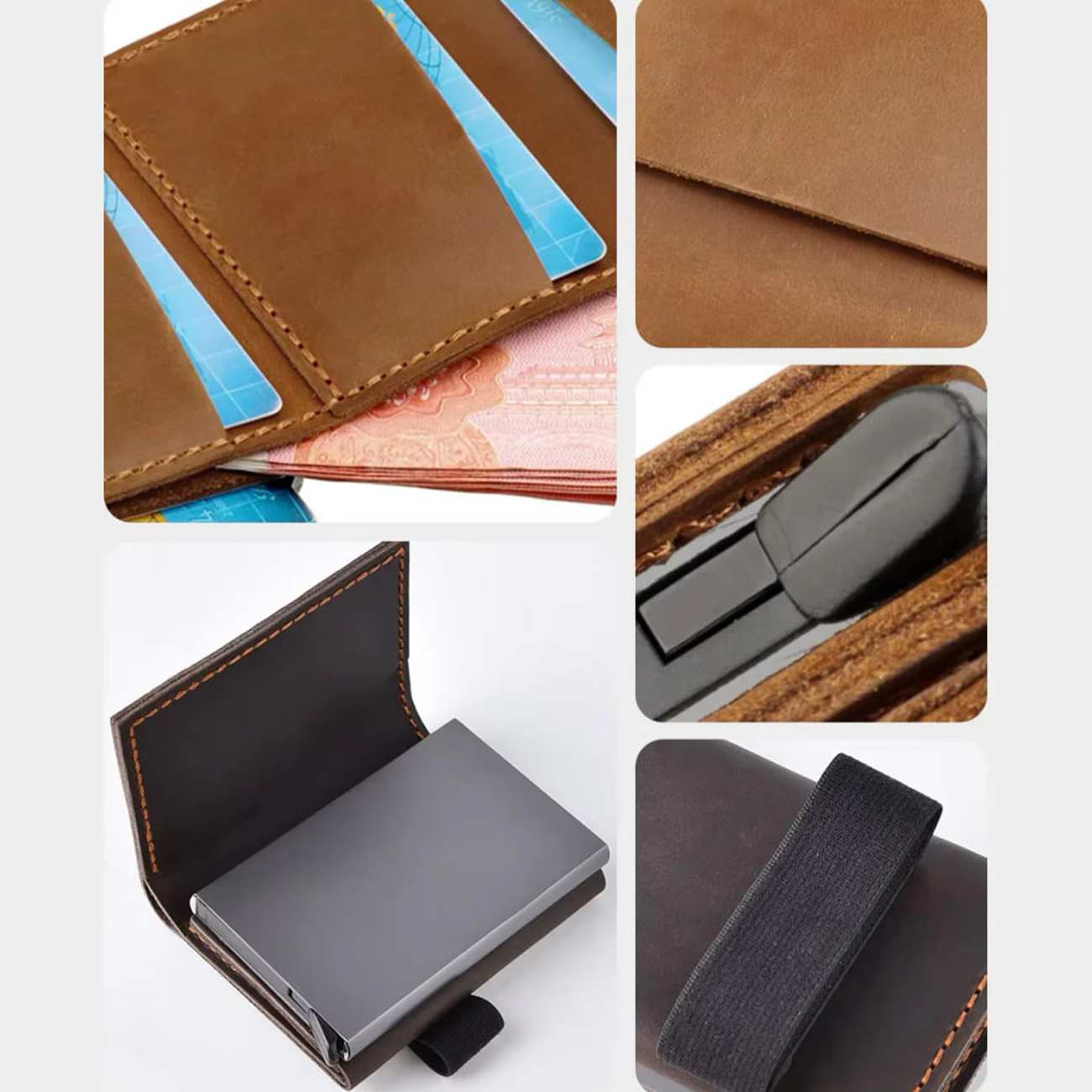 کیف پول و جاکارتی چرمی لوکس کوتسی OT-013