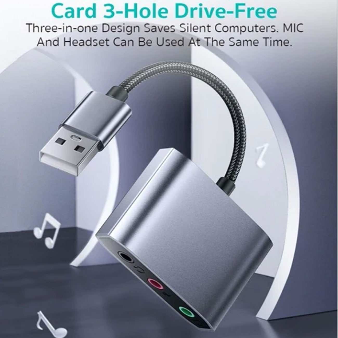 مبدل USB به جک 3.5 میلی متری کوتسی 76011