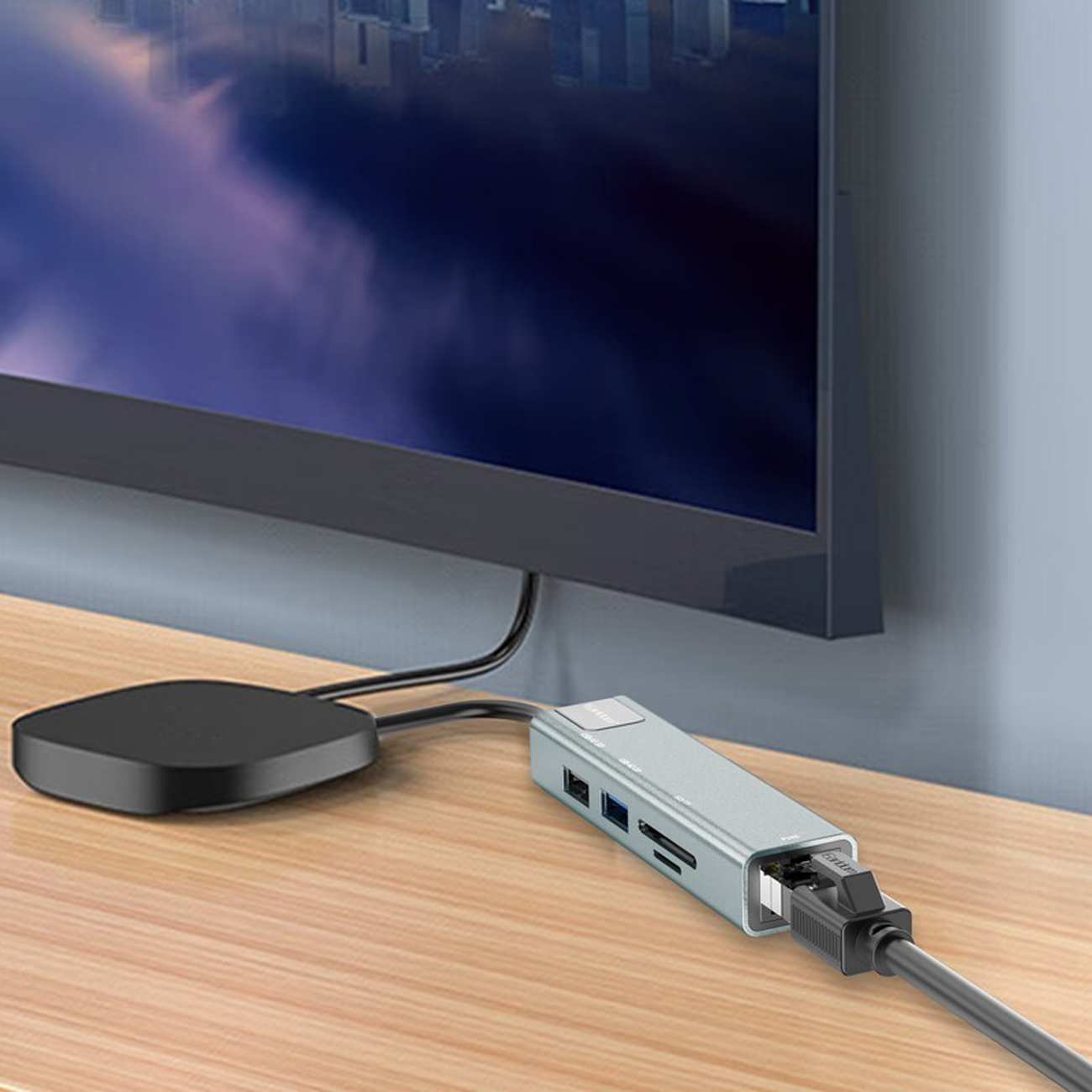 هاب USB و تایپ سی 5 پورت ارلدام ET-HUB24