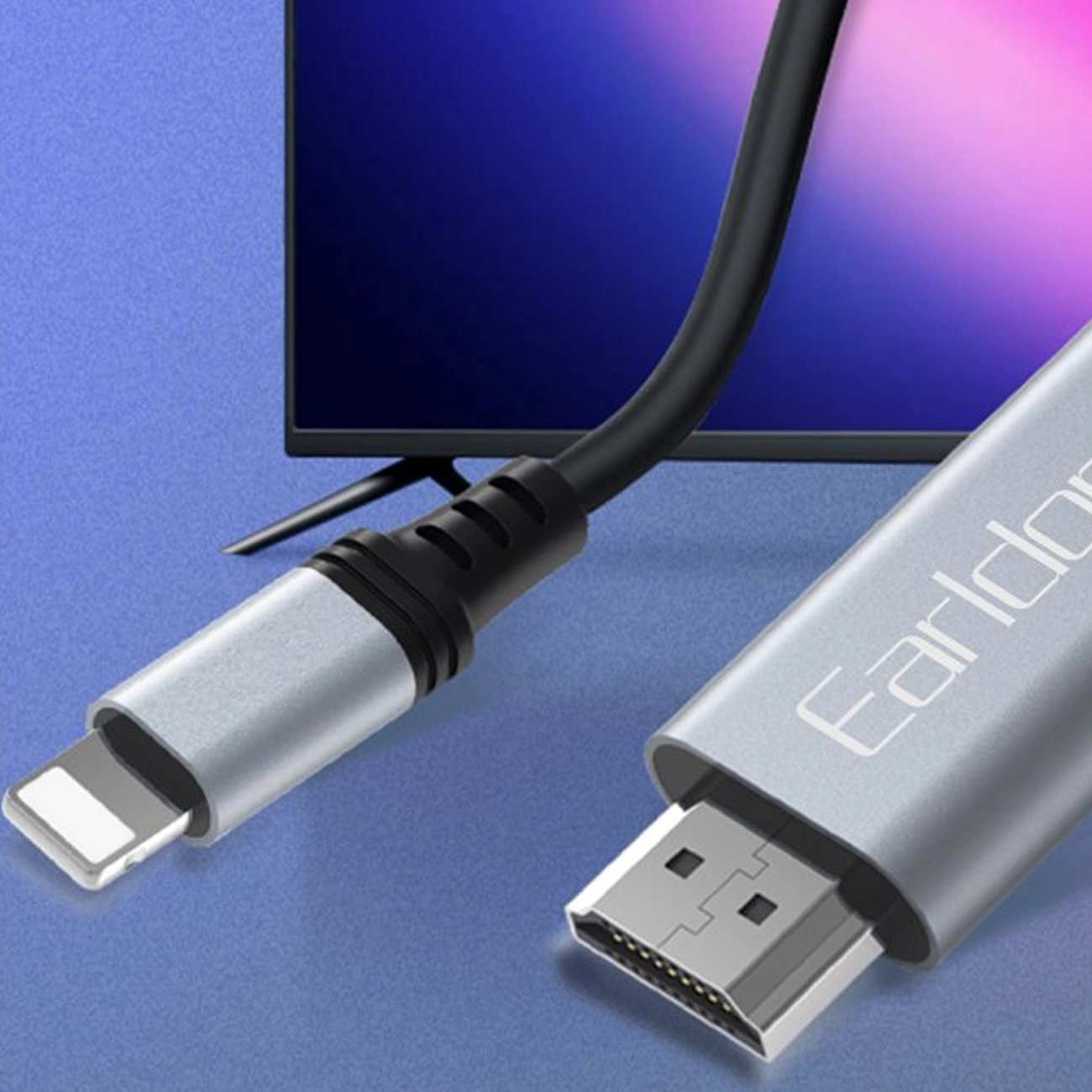کابل لایتنینگ به HDMI دو متری Earldom W35