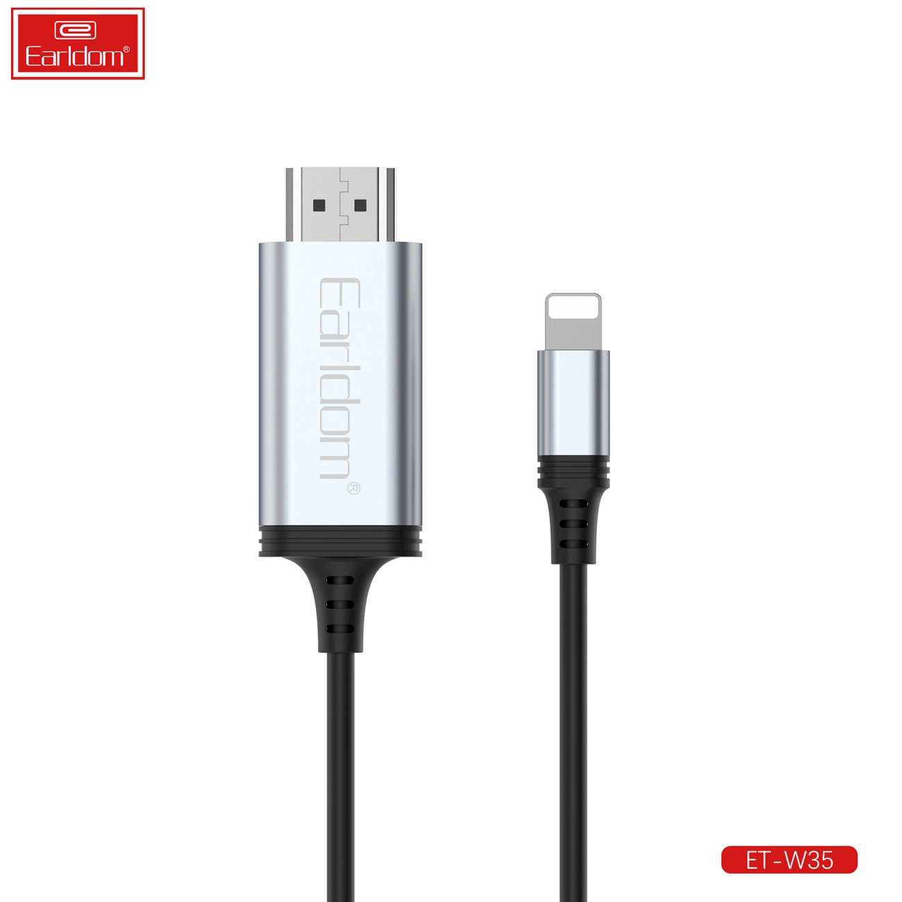 کابل لایتنینگ به HDMI دو متری Earldom W35