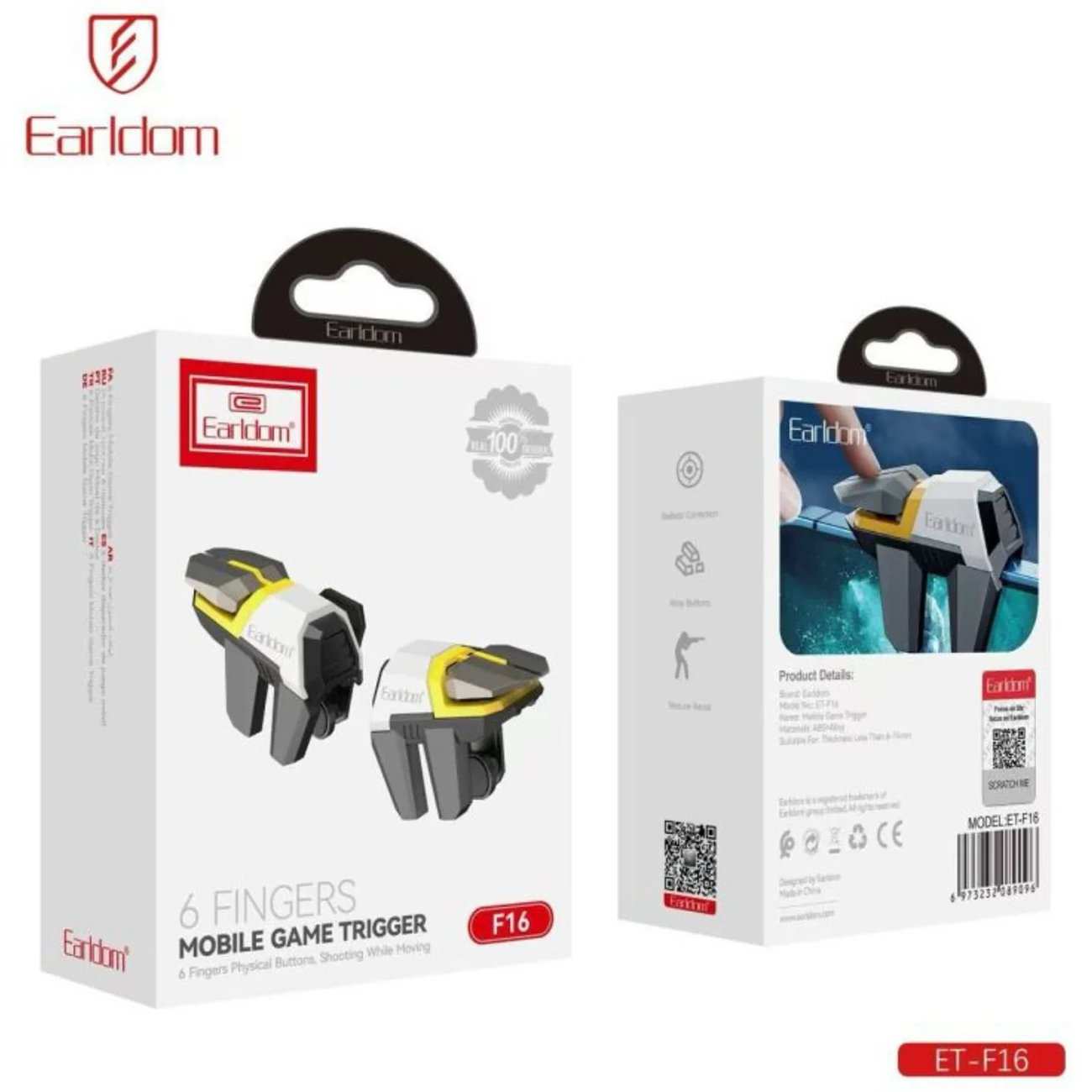 دسته انگشتی مکانیکی بازی موبایل ارلدام F16