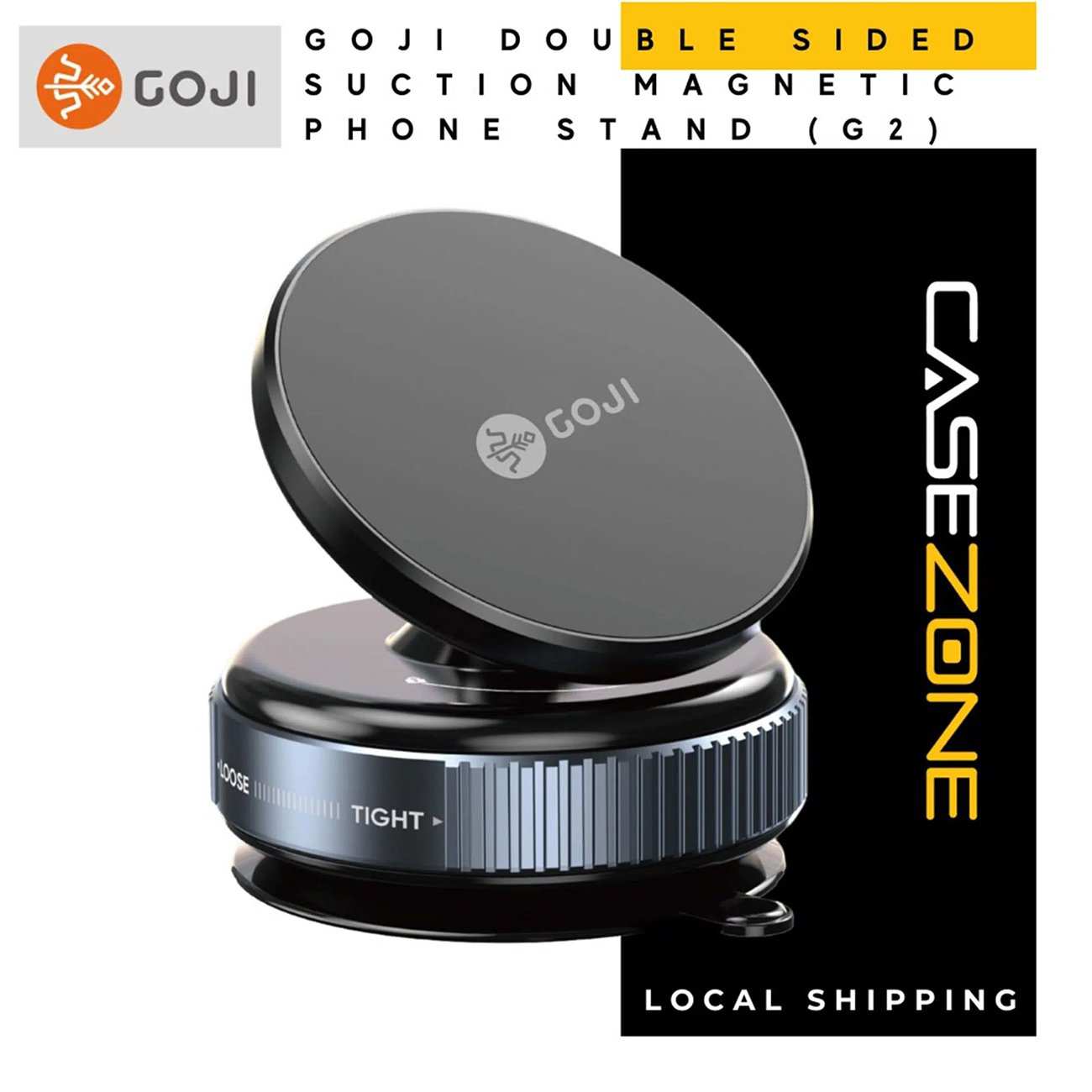 هولدر موبایل مگنتی وکیومی خودرو چند منظوره گوجی G2 با چرخش 360 درجه