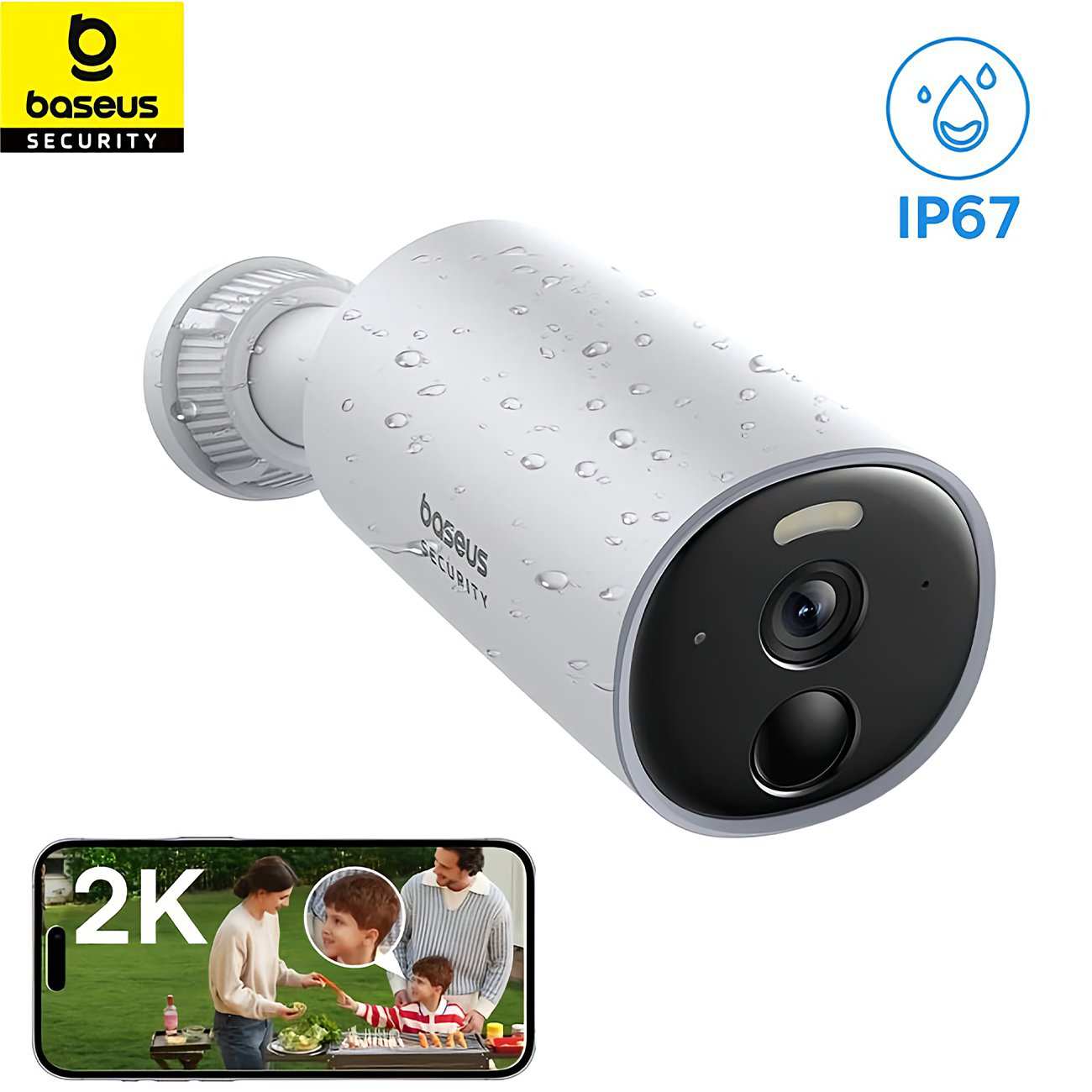 دوربین نظارتی هوشمند فضای باز ضدآب بیسوس B1 S0SV002130