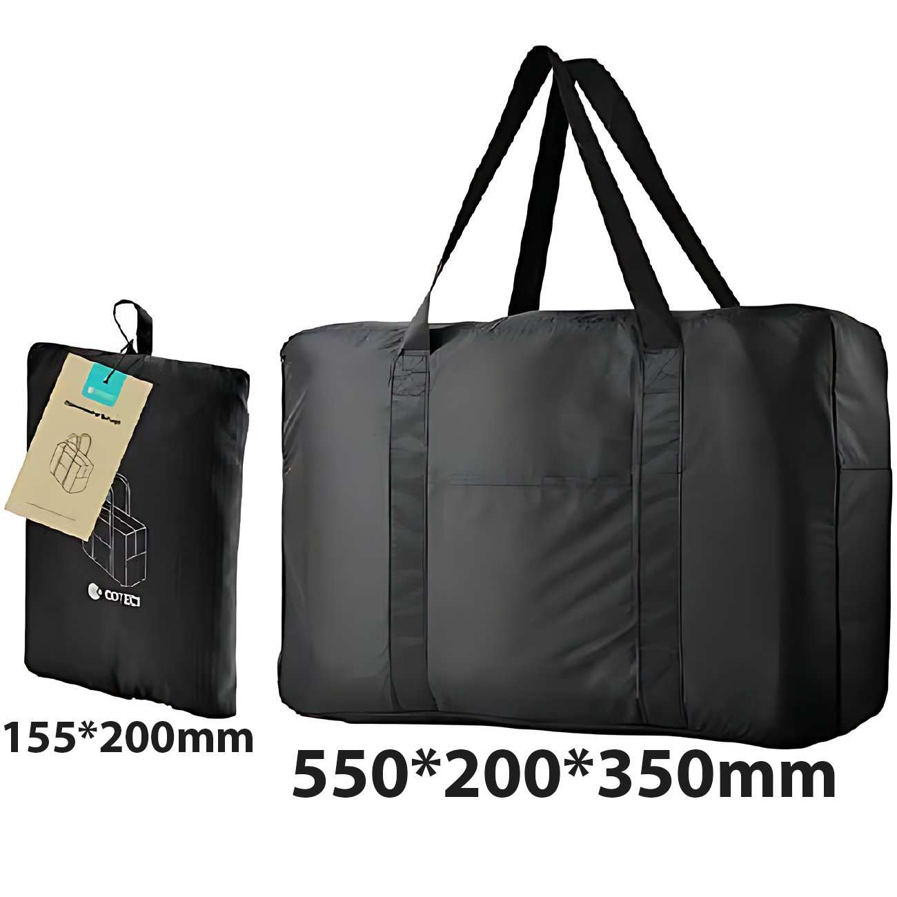 ساک مسافرتی تاشو ضدآب 38 لیتری کوتسی TR-024 (سایز بزرگ)