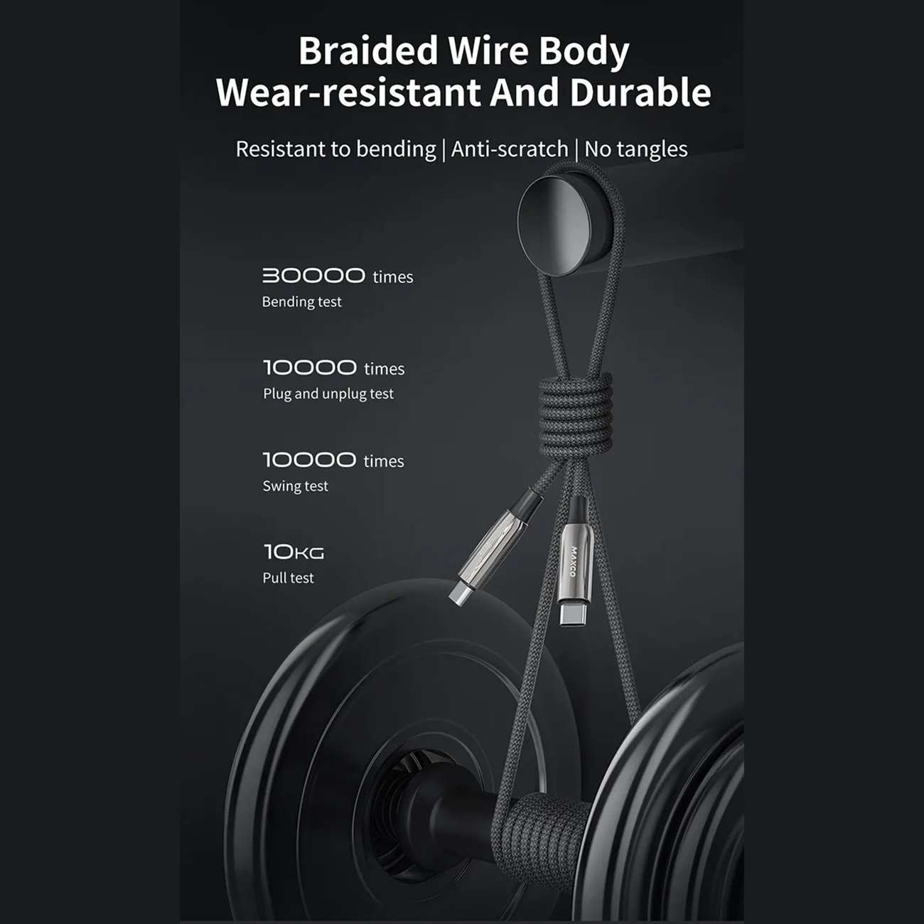 کابل شارژ سریع تایپ سی به تایپ سی 2 متری 240 وات مومکس MS12CC