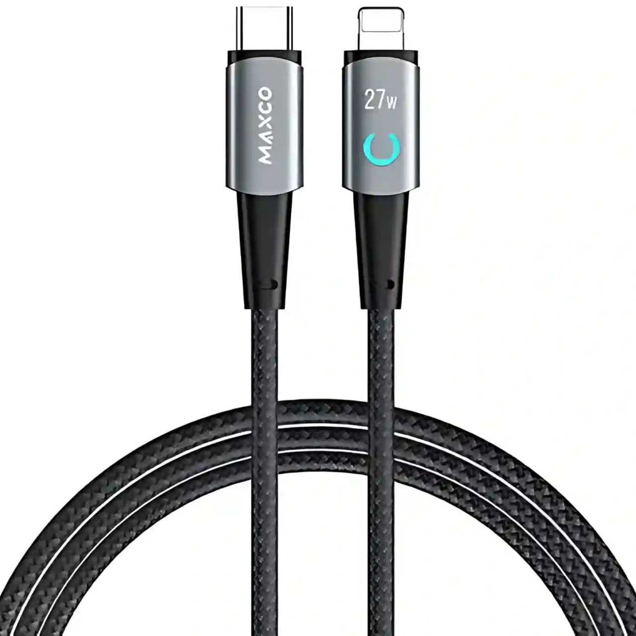 کابل تایپ سی به لایتنینگ 27 وات 1.2 متری مکسکو MS07CL