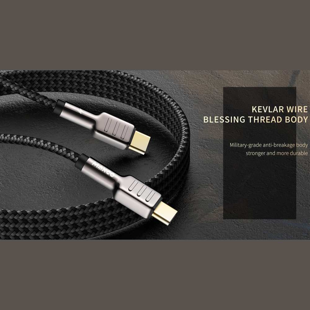 کابل تایپ سی به تایپ سی 100 وات 1.5 متری مکس کو MTC-P01CC