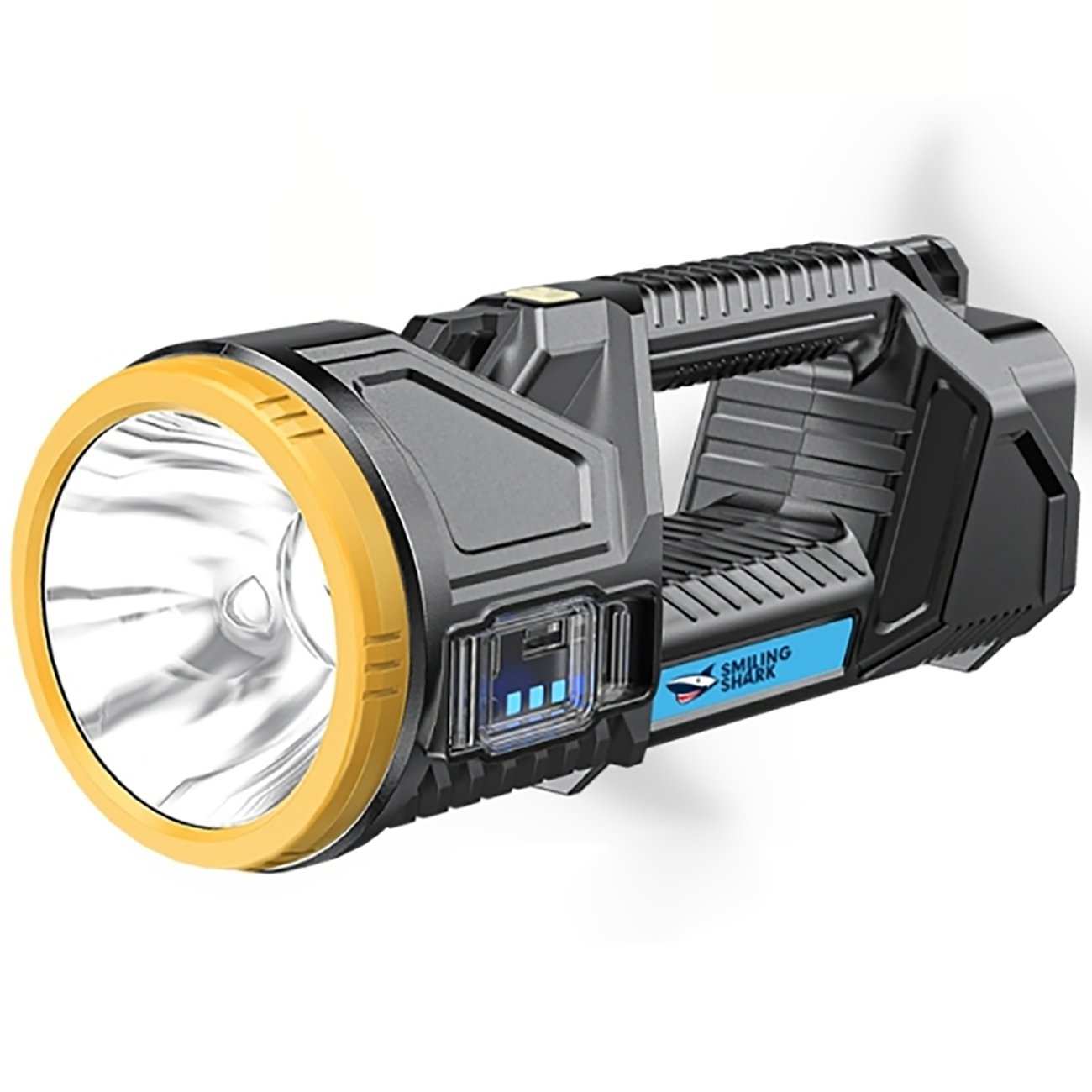 چراغ قوه شارژی و خورشیدی اسمایلینک شارک ST5123P90-B