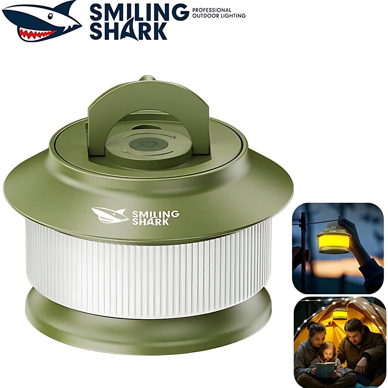 لامپ شارژی و چراغ کمپینگ ریسه ای 20 متری ضدآب اسمایلینگ شارک LY-8285