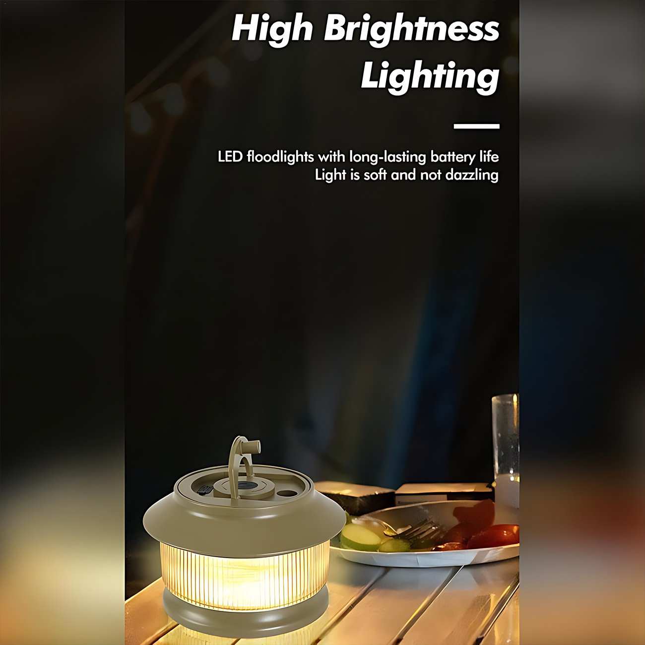 لامپ شارژی و چراغ کمپینگ ریسه ای 20 متری ضدآب اسمایلینگ شارک LY-8285