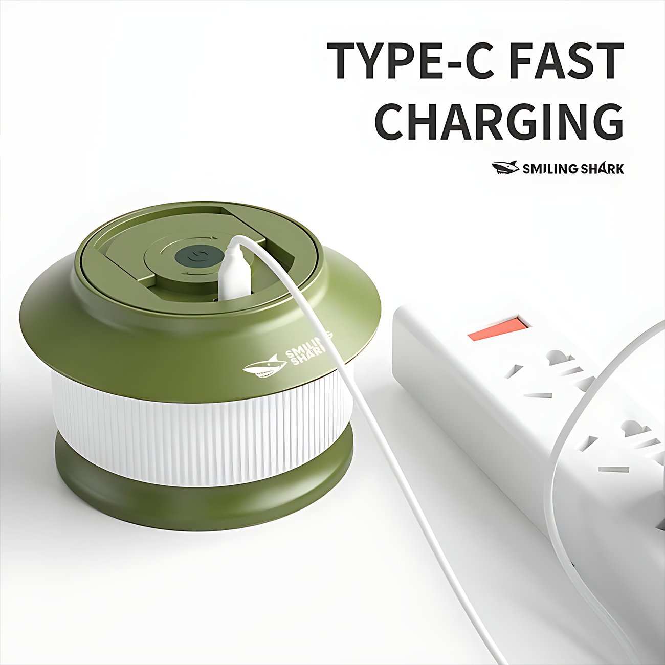 لامپ شارژی و چراغ کمپینگ ریسه ای 20 متری ضدآب اسمایلینگ شارک LY-8285