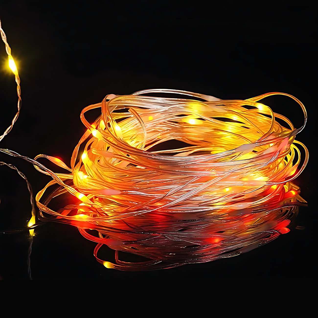 لامپ شارژی و چراغ کمپینگ ریسه ای 20 متری ضدآب اسمایلینگ شارک LY-8285