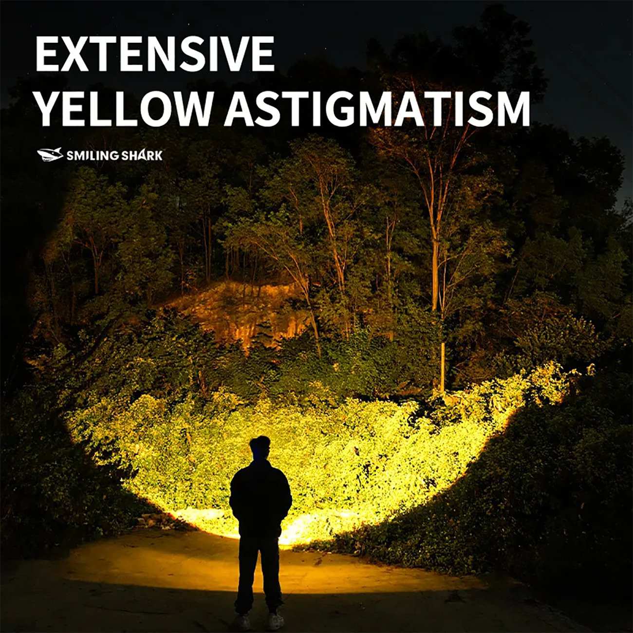 هدلایت 3000 میلی آمپر ساعت اسمایلینگ شارک TD0204 با روشنایی فوق العاده 6000 لومن