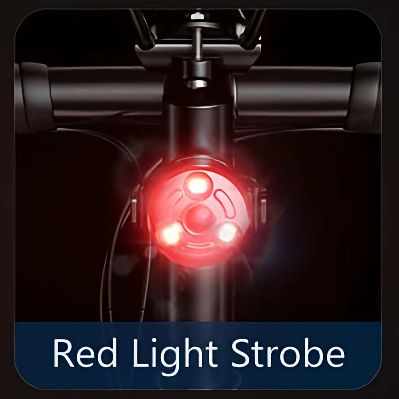 چراغ عقب شارژی ضدآب دوچرخه اسمایلینگ شارک CW-D400