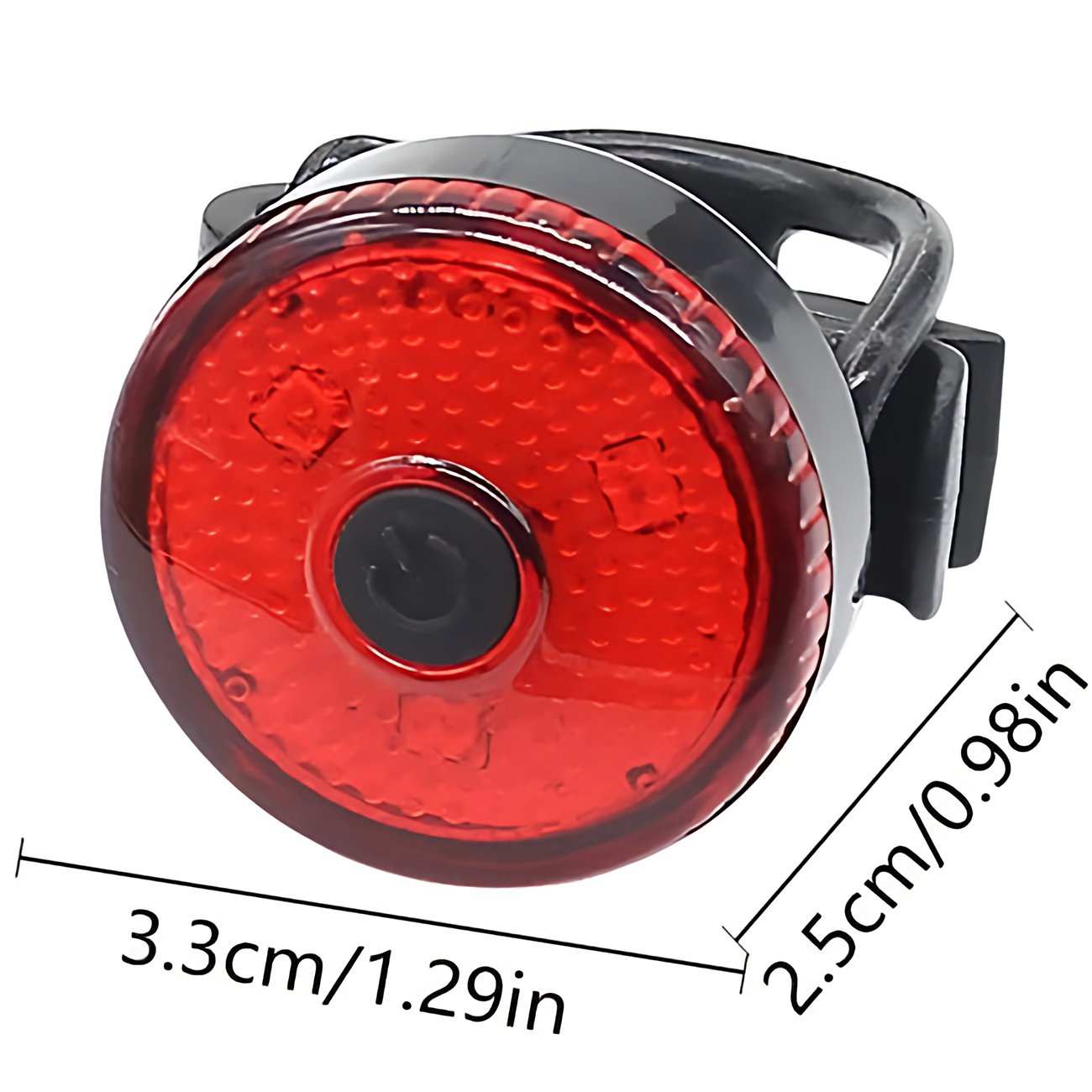 چراغ عقب شارژی ضدآب دوچرخه اسمایلینگ شارک CW-D400