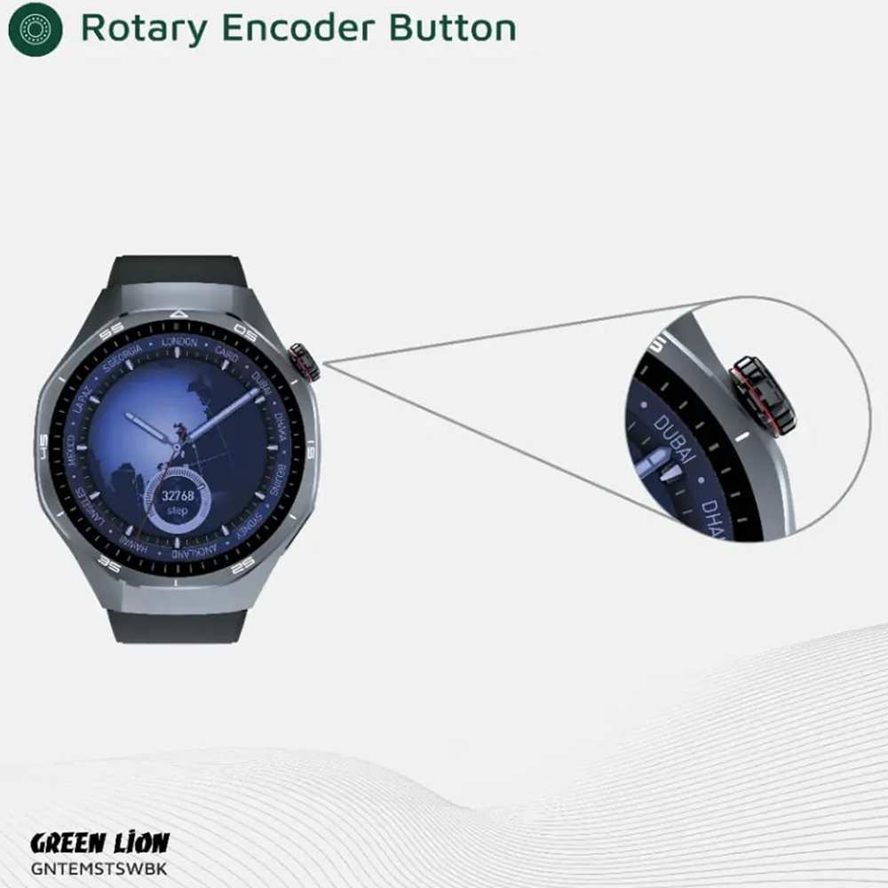 ساعت هوشمند ضدآب گرین لاین GNTEMSTSWBK
