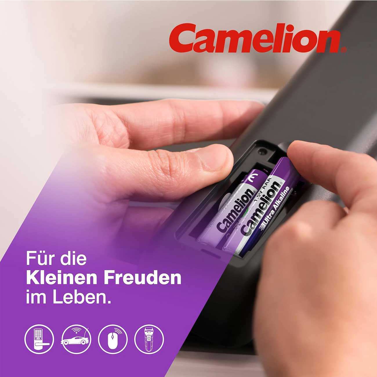 باتری نیم قلمی آلکالاین کملیون LR03 AM4 ( 2 عددی)