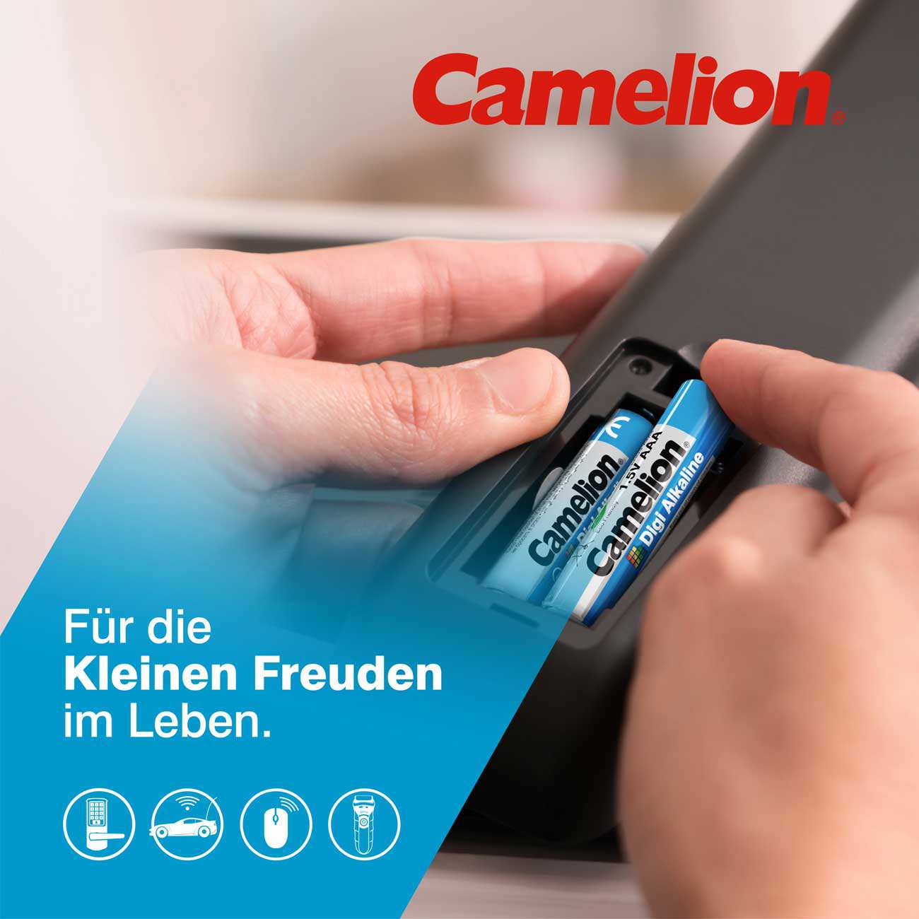 باتری نیم قلمی کارتی دیجیآلکالاین کملیون (2 عددی) LR03-AM4