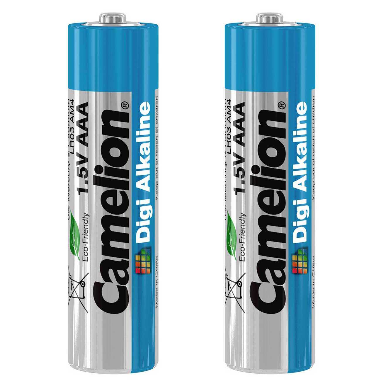 باتری نیم قلمی کارتی دیجیآلکالاین کملیون (2 عددی) LR03-AM4