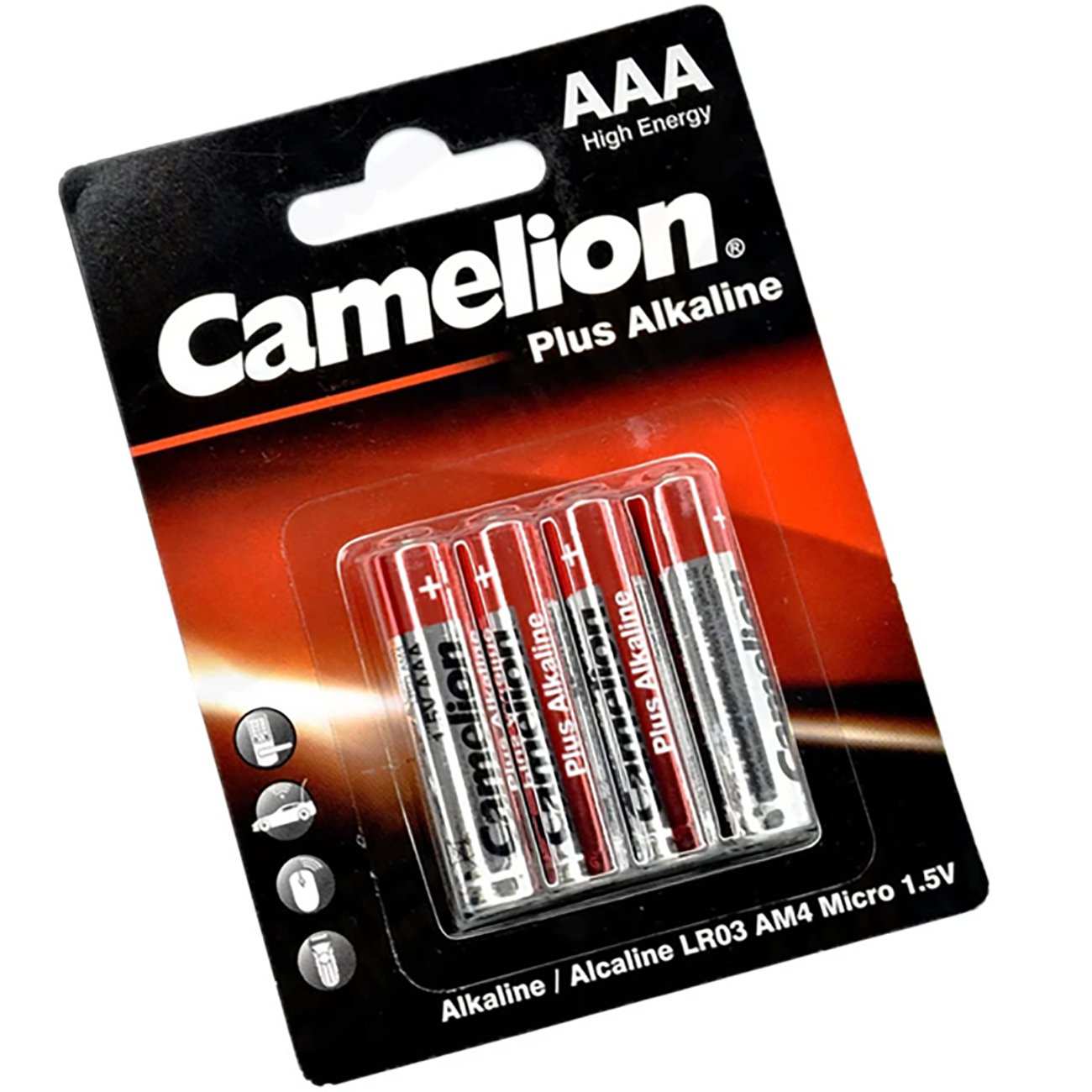 باتری نیم قلمی 4 عددی کملیون Plus Alkaline