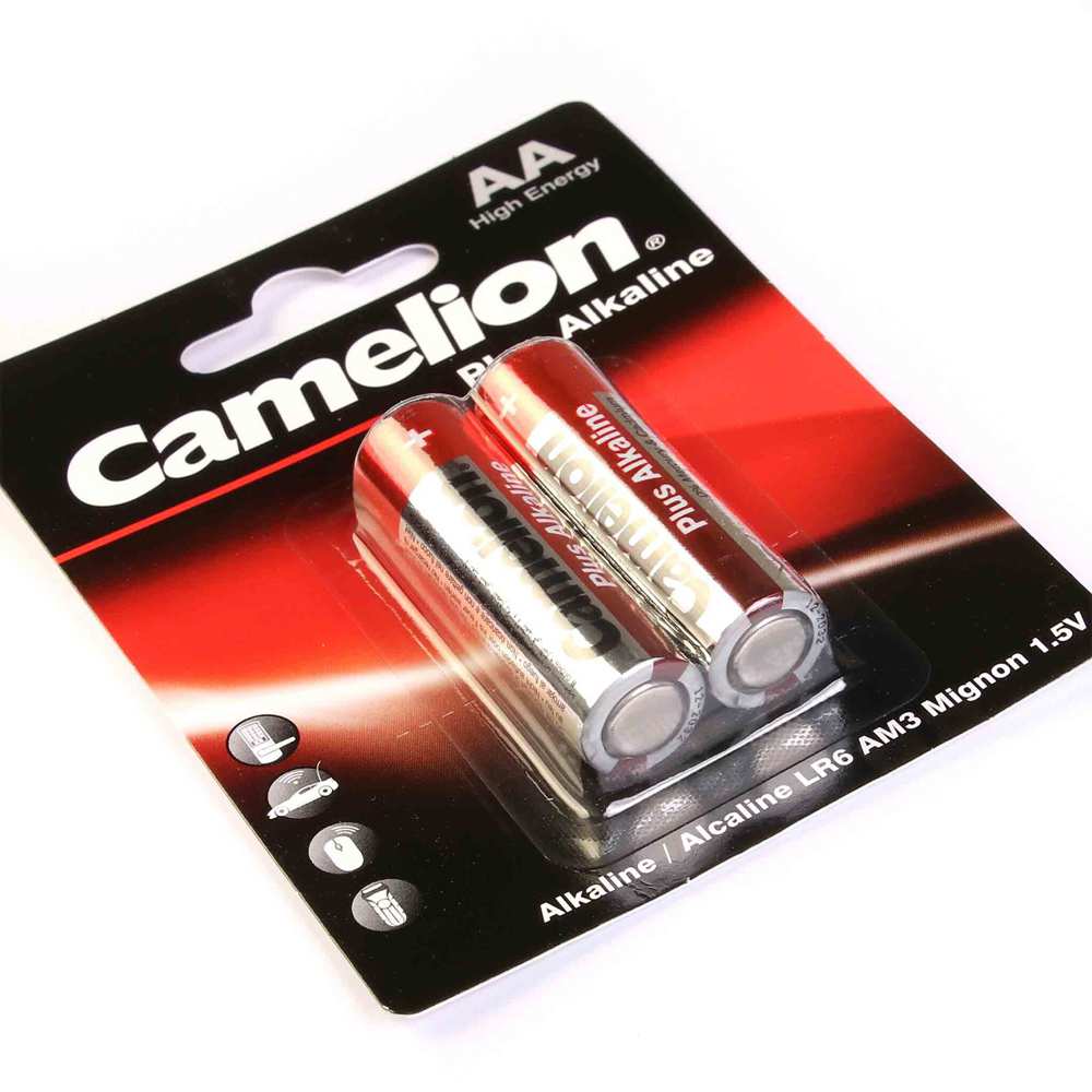 باتری قلمی کارتی آلکالاین پلاس کملیون LR6 AM3 (بسته 2 عددی)