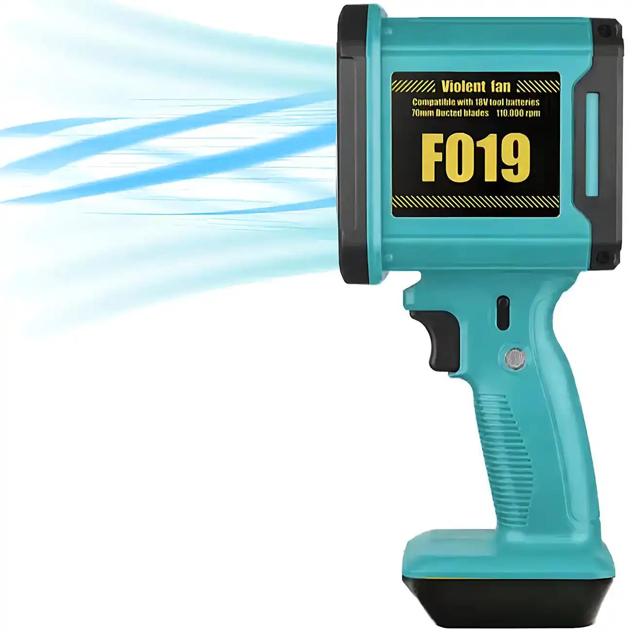 جت فن دمنده باد قوی 1000 وات شارژی قابل حمل وایولنت فن F019