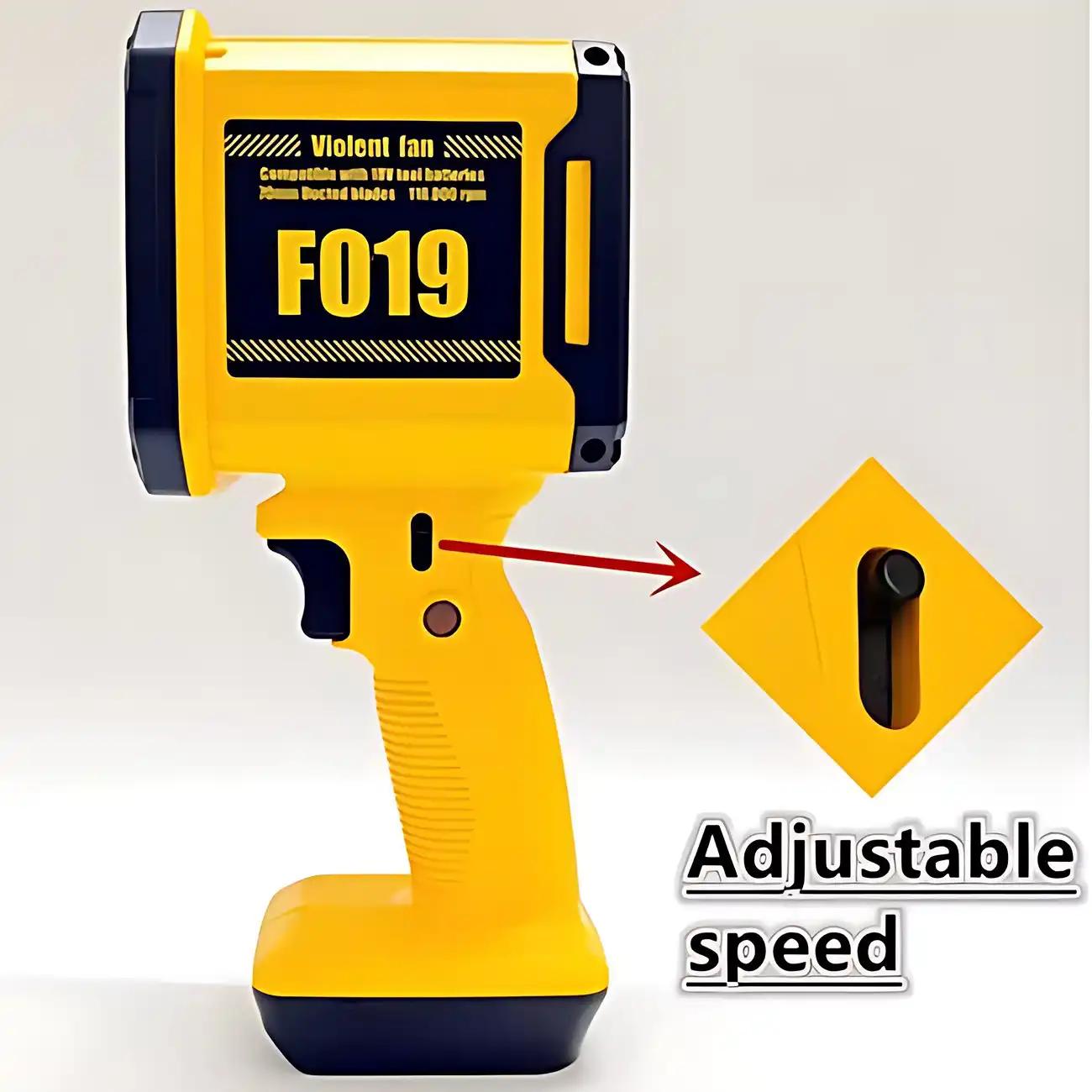 جت فن دمنده باد قوی 1000 وات شارژی قابل حمل وایولنت فن F019