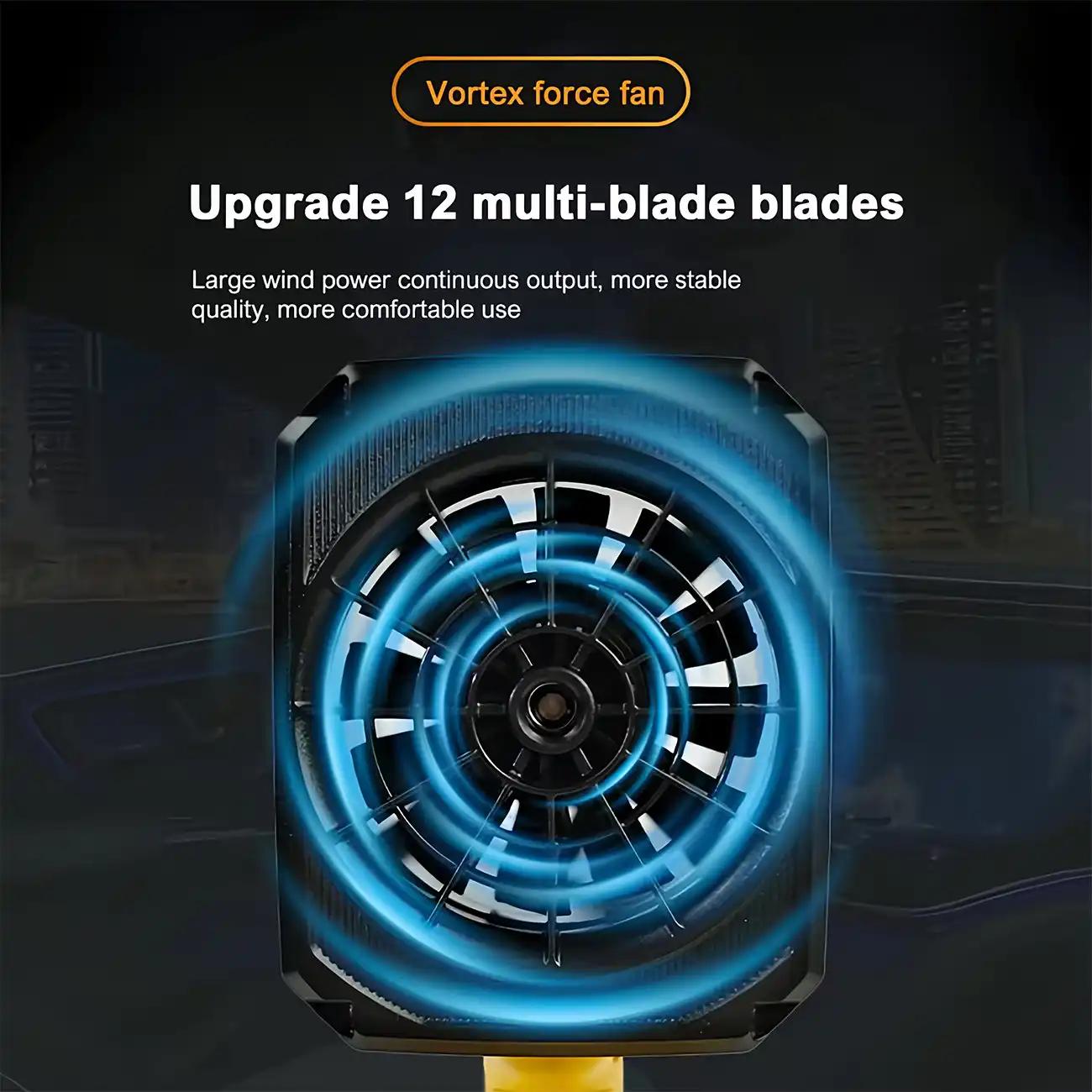 جت فن دمنده باد قوی 1000 وات شارژی قابل حمل وایولنت فن F019