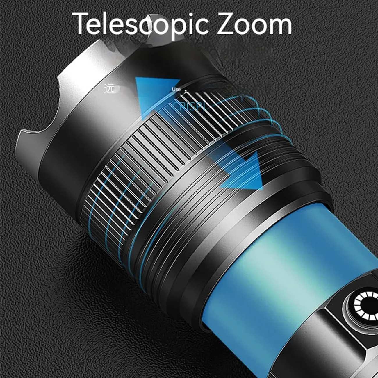 چراغ قوه پر نور شارژی اسمایلینگ شارک SD-0523