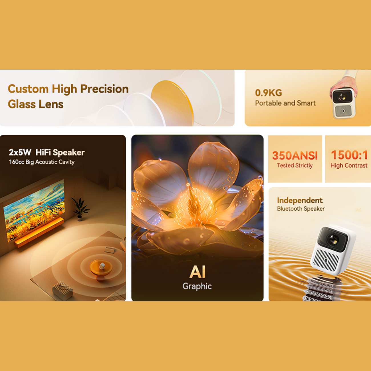 ویدئو پروژکتور قابل حمل وانبو Dali1