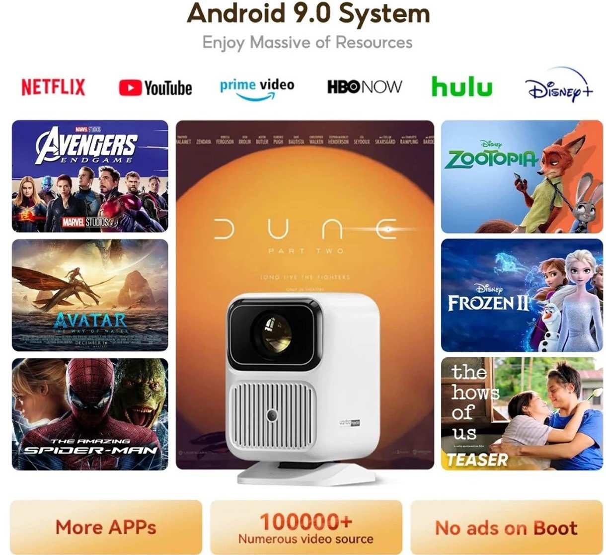 ویدئو پروژکتور قابل حمل وانبو Dali1