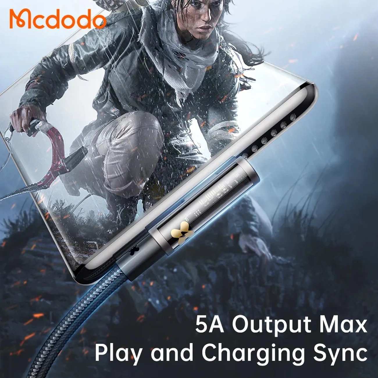 کابل شارژ تایپ سی به تایپ سی 100 واتی مک دودو CA-3400