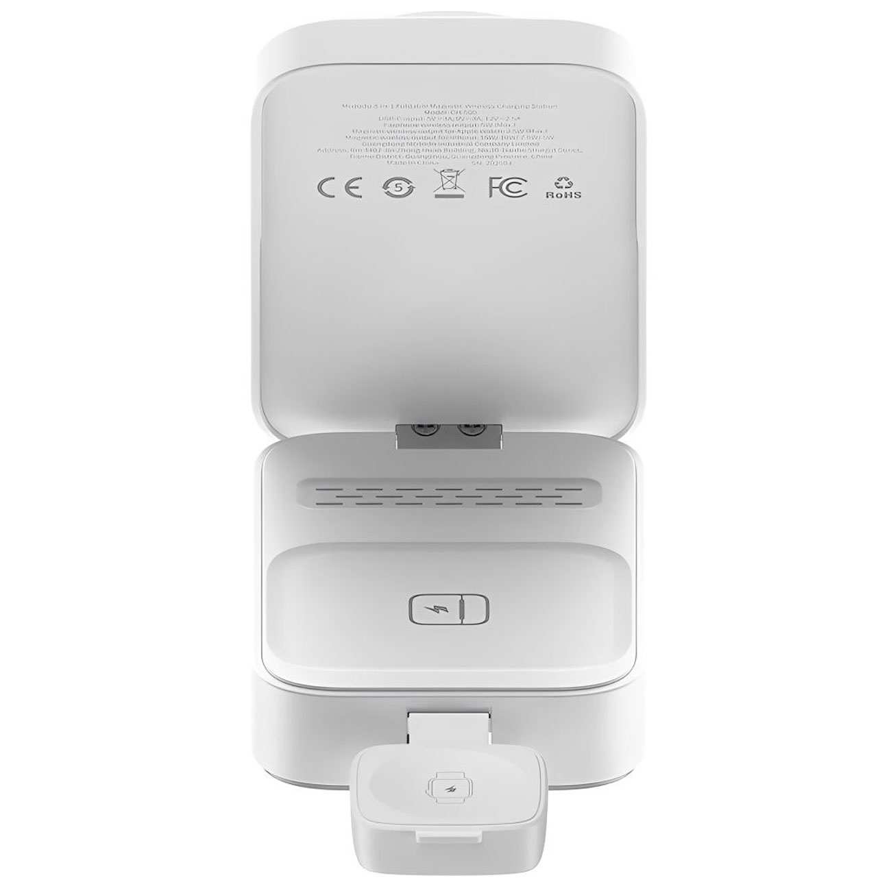 استند و شارژر وایرلس گوشی، ایرپاد و اپلواچ چندکاره 15 وات مکدودو CH-5090