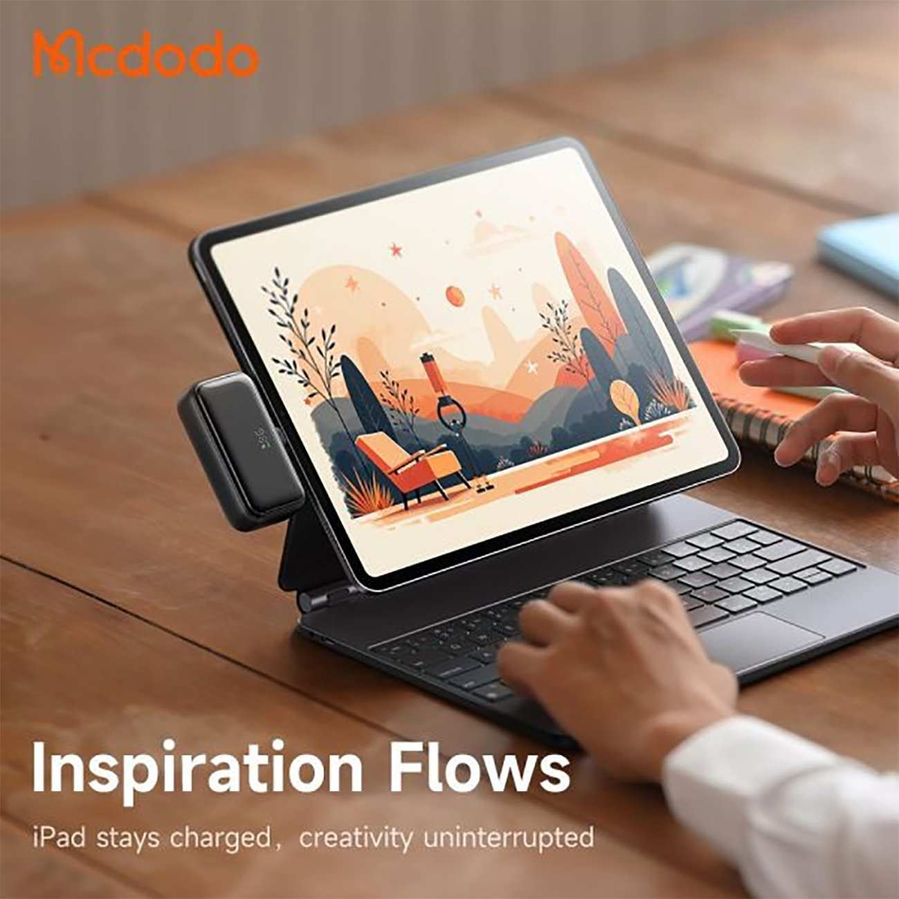 پاوربانک 5000 لایتنینگ و تایپ سی 22.5 وات مک دودو MC-7800