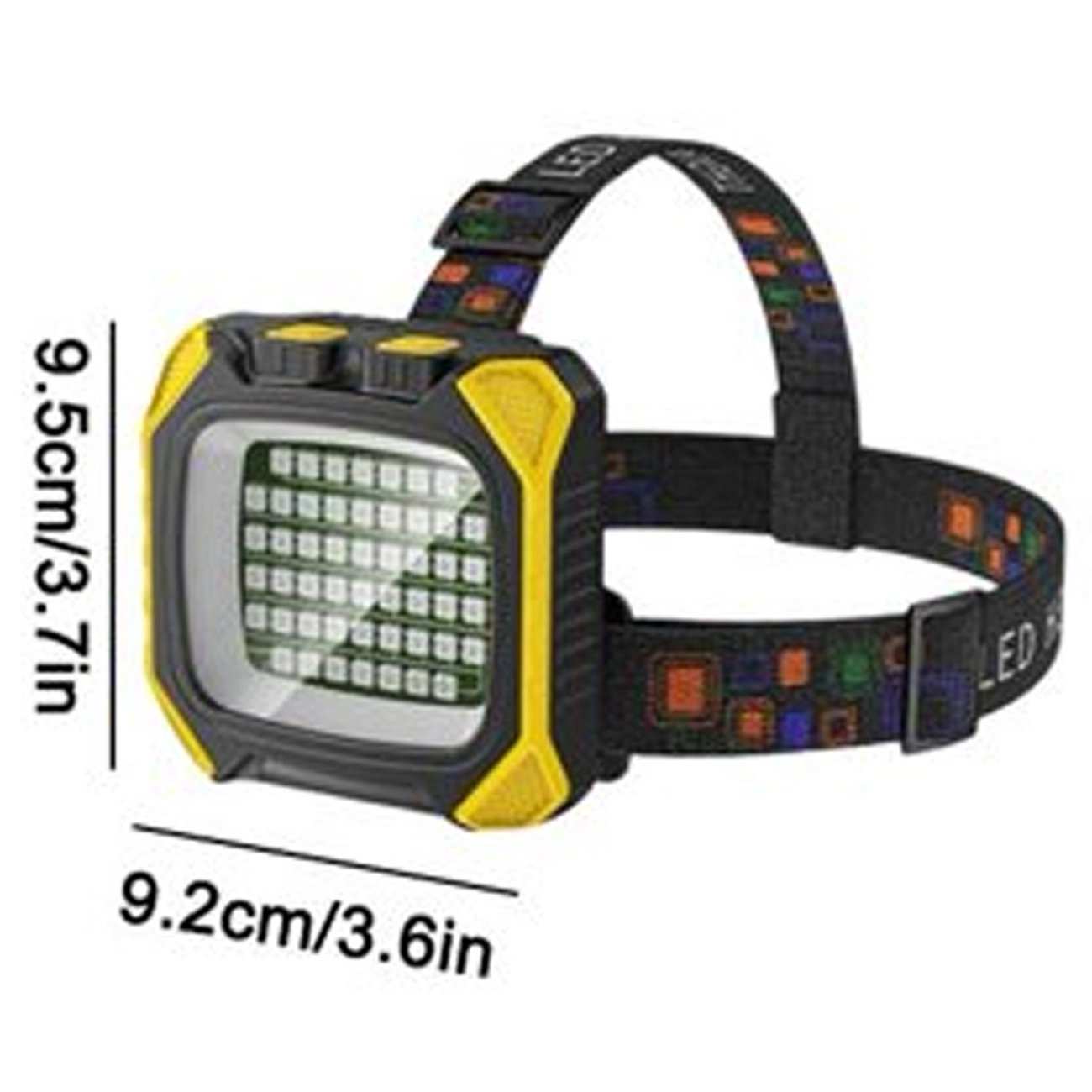 چراغ پیشانی شارژی 3000 میلی آمپر ساعت اسمایلینگ شارک TD0183