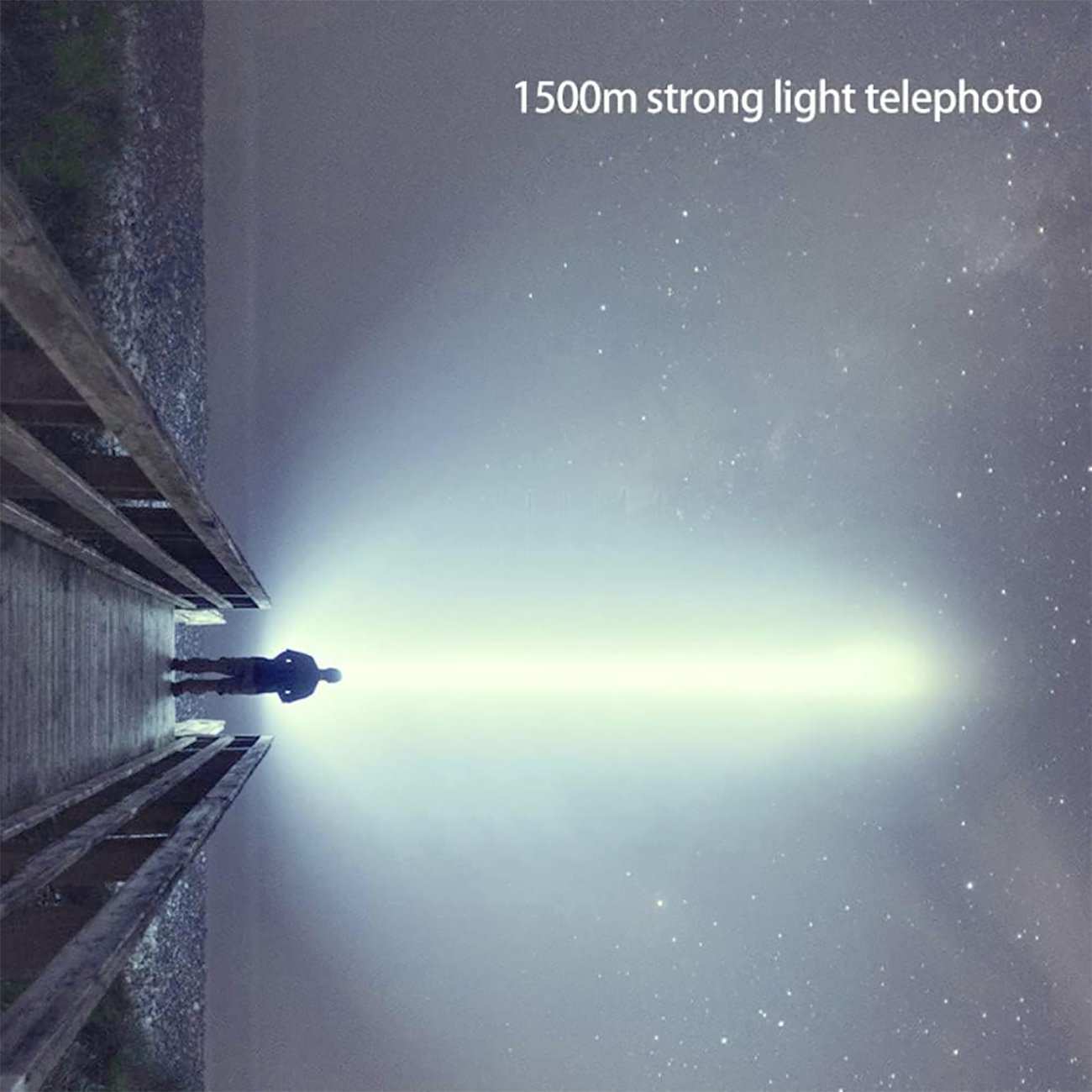 چراغ قوه شارژی و پاوربانک ضدآب اسمایلینگ شارک W591-P90