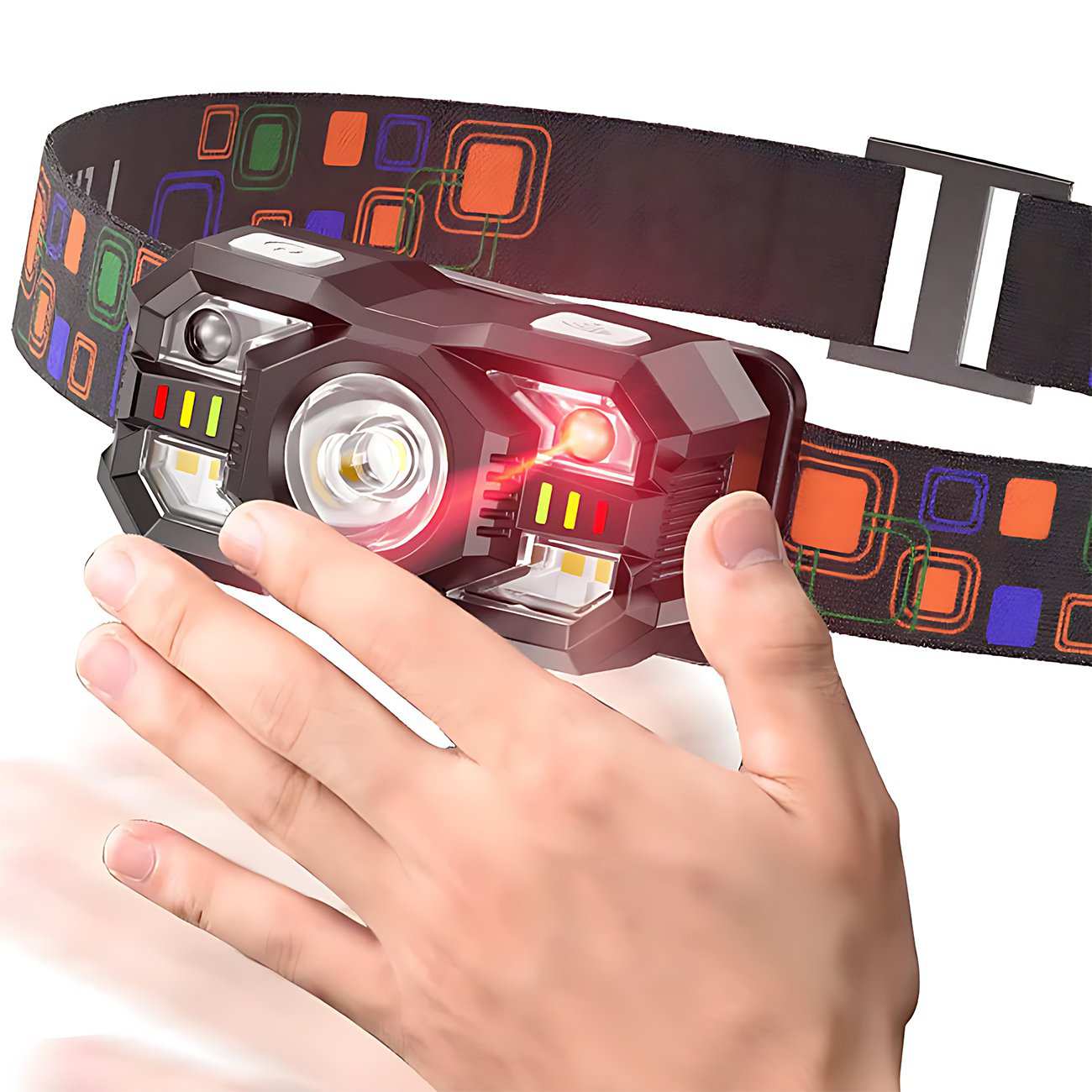 هدلایت شارژی ضدآب اسمایلینگ شارک TD-0168