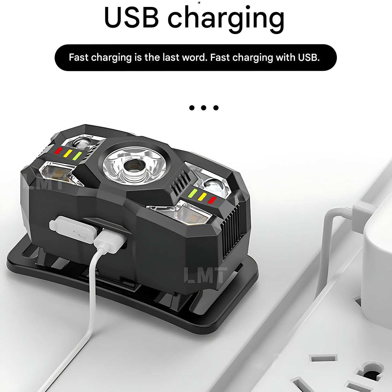 هدلایت شارژی ضدآب اسمایلینگ شارک TD-0168