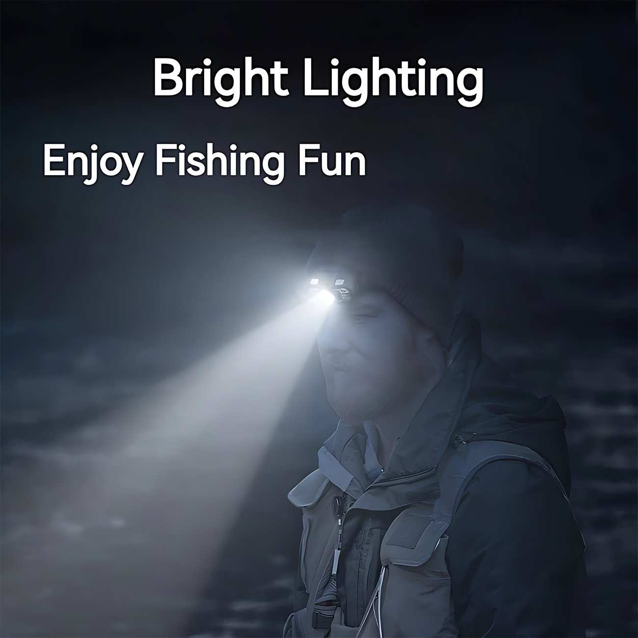 هدلایت شارژی ضدآب اسمایلینگ شارک TD-0168