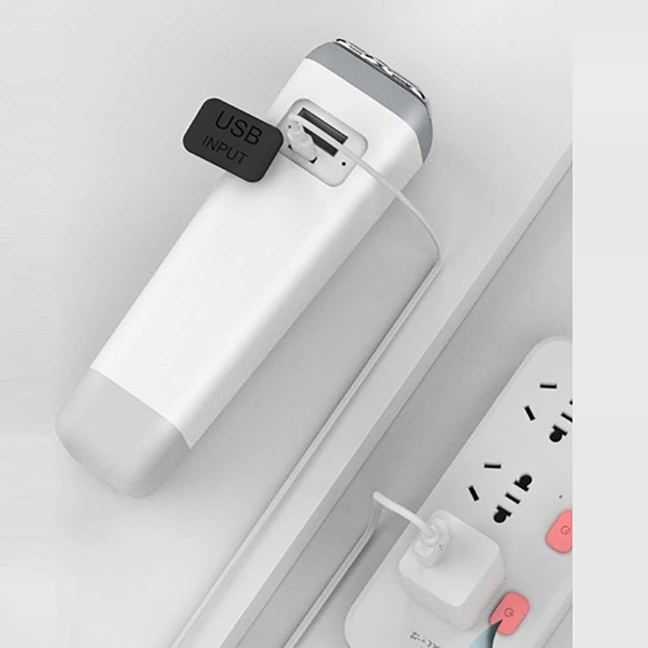 چراغ قوه و لامپ شارژی کمپینگ اسمایلینگ شارک SD-0619