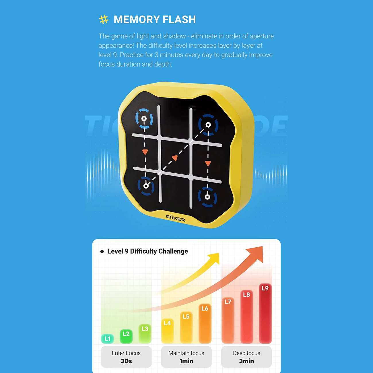 سرگرمی و بازی فکری بولت تیکتکتو 3 در 1 جیکر