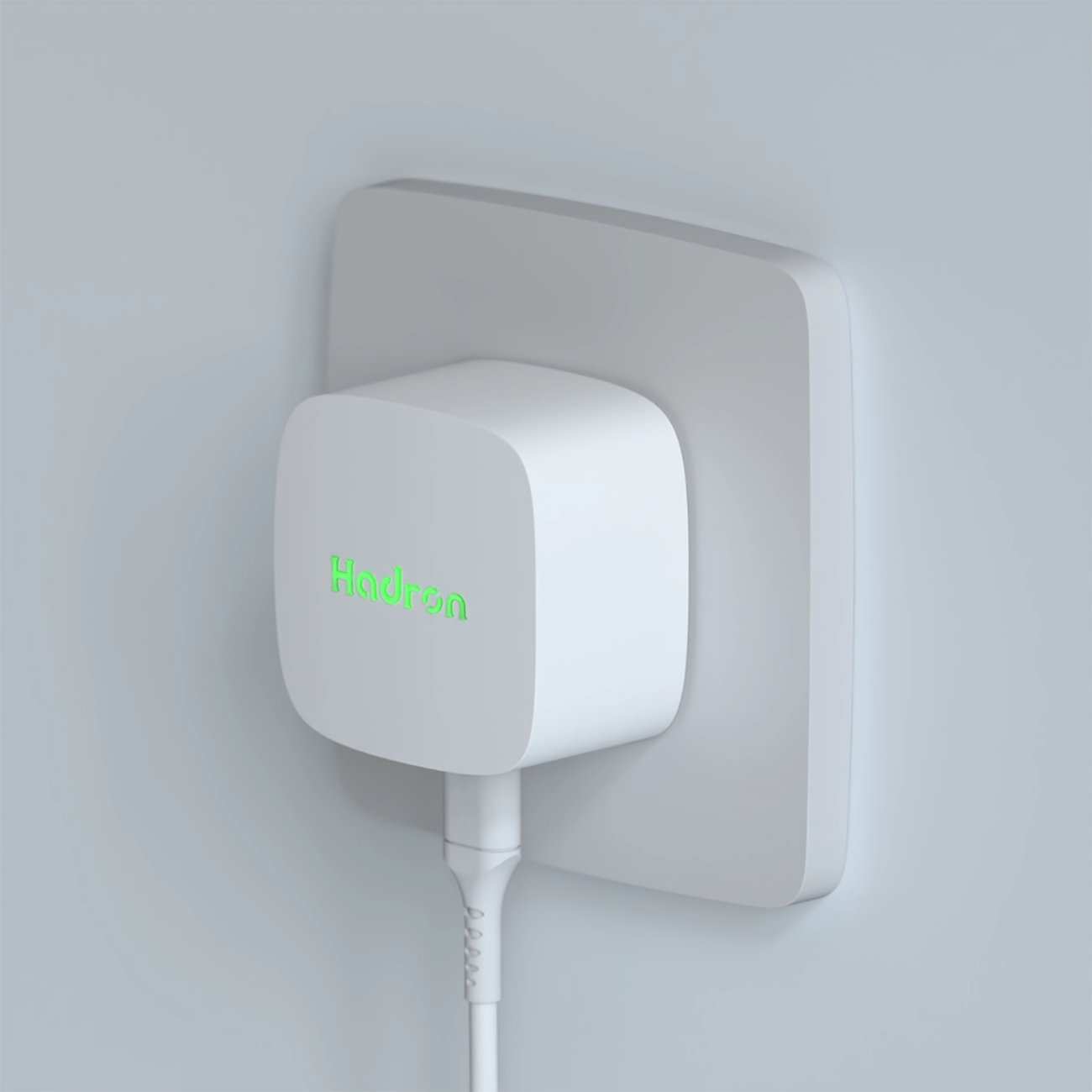 شارژر دیواری تایپ سی 33 وات هادرون C1013