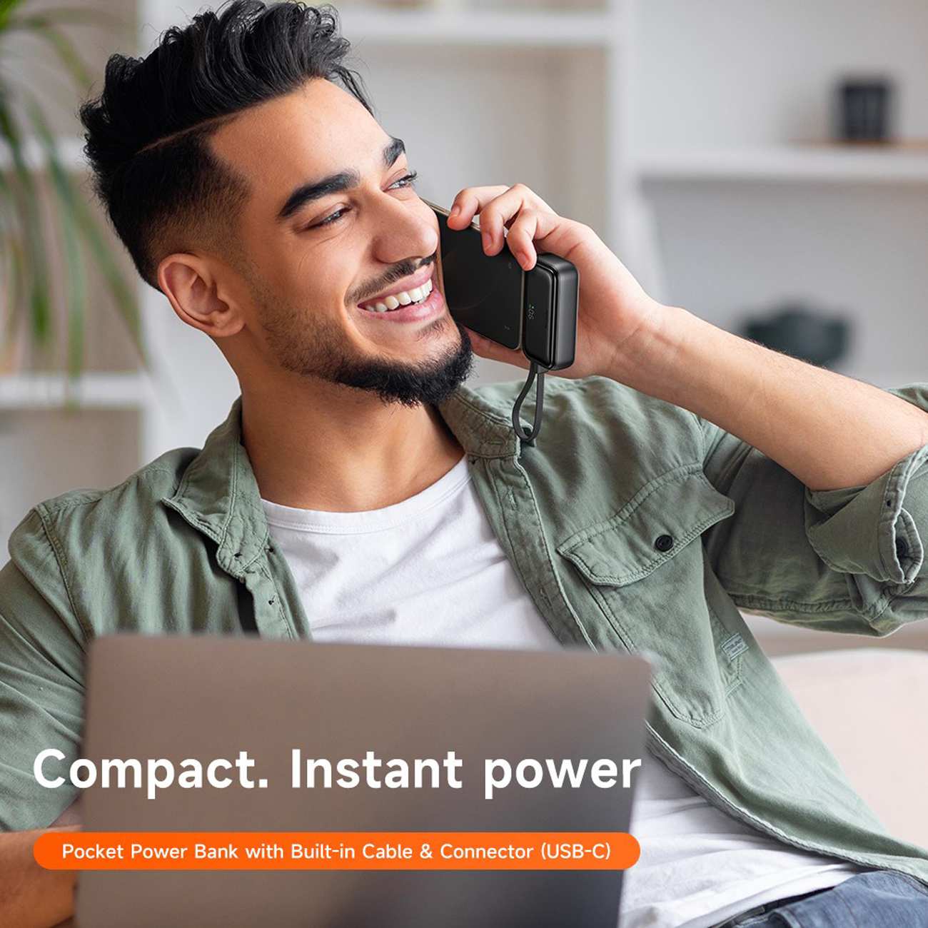 پاور بانک فست شارژ 5000 تایپ سی 22.5 وات مکدودو MC-7760