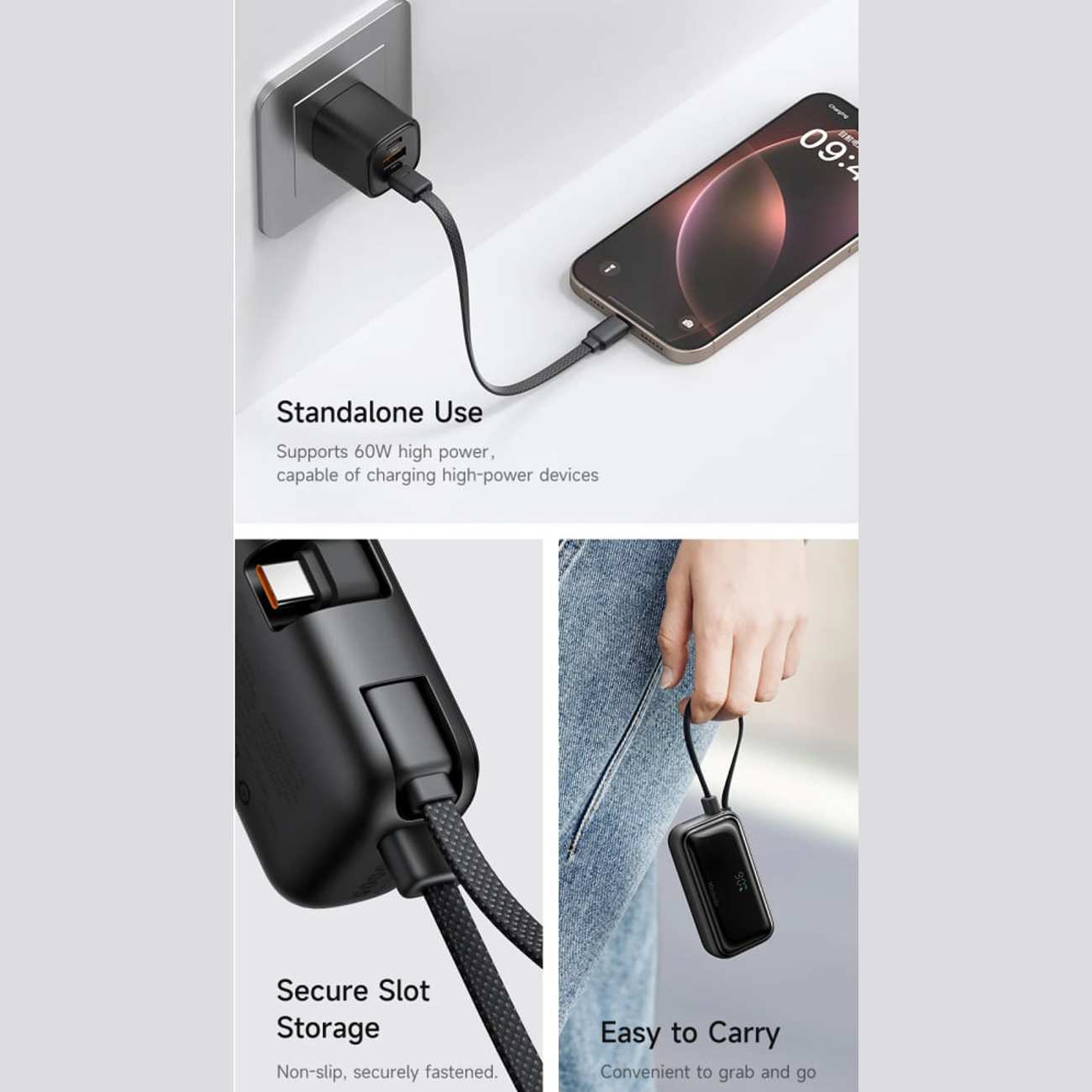 پاور بانک فست شارژ 5000 تایپ سی 22.5 وات مکدودو MC-7760